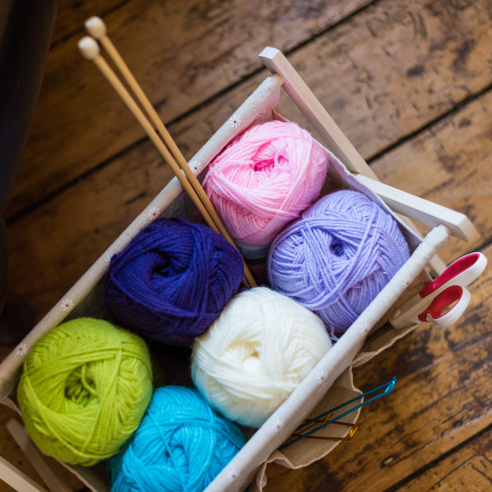 KORBOND DK Cream Yarn - 100g Acrylic Wool | Double Knit | Hypoallergenic | 290m Length 3