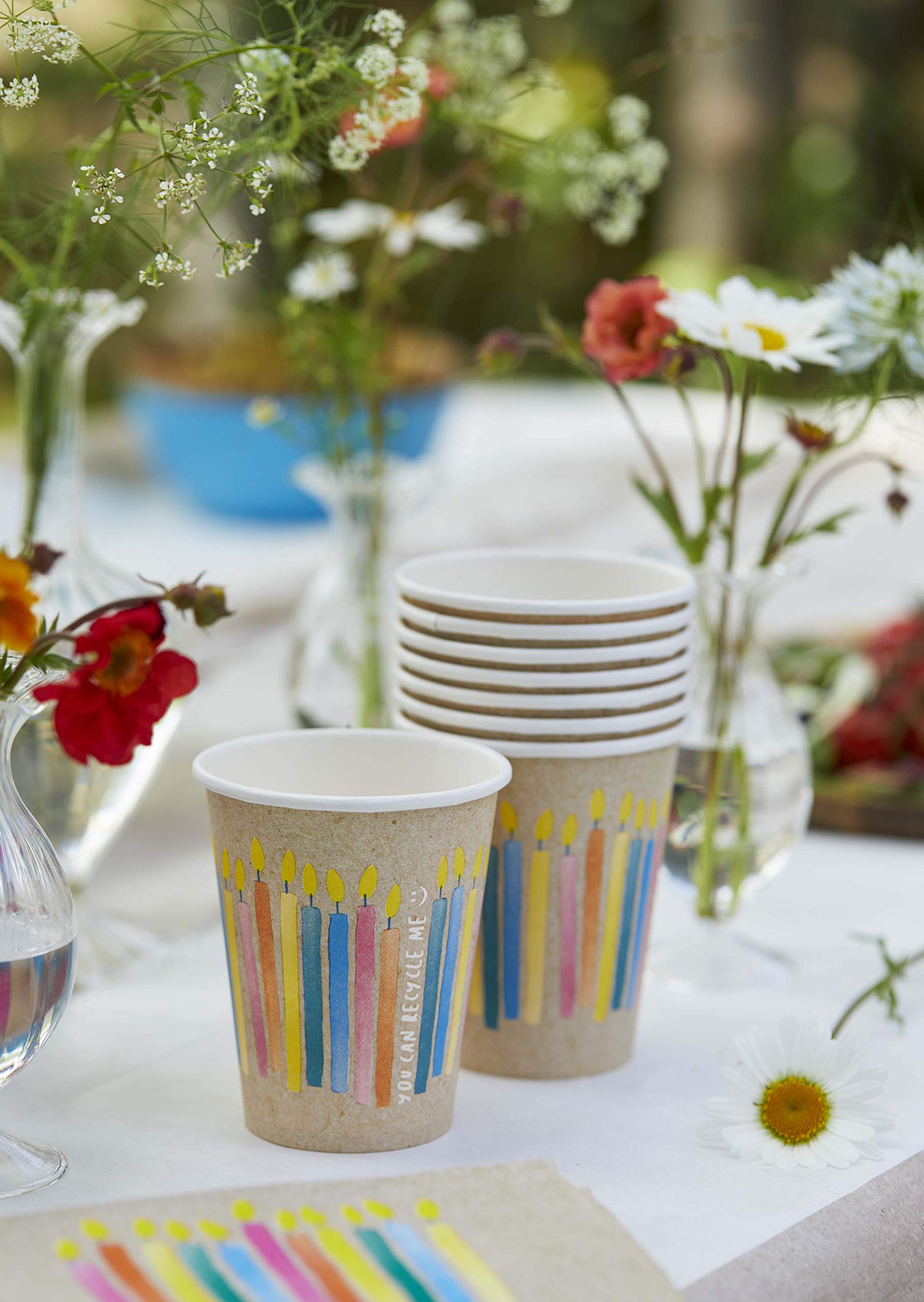 Talking Tables ECO Party Paper Napkins - Pack of 20 | 33cm Size | Plastic-Free 6