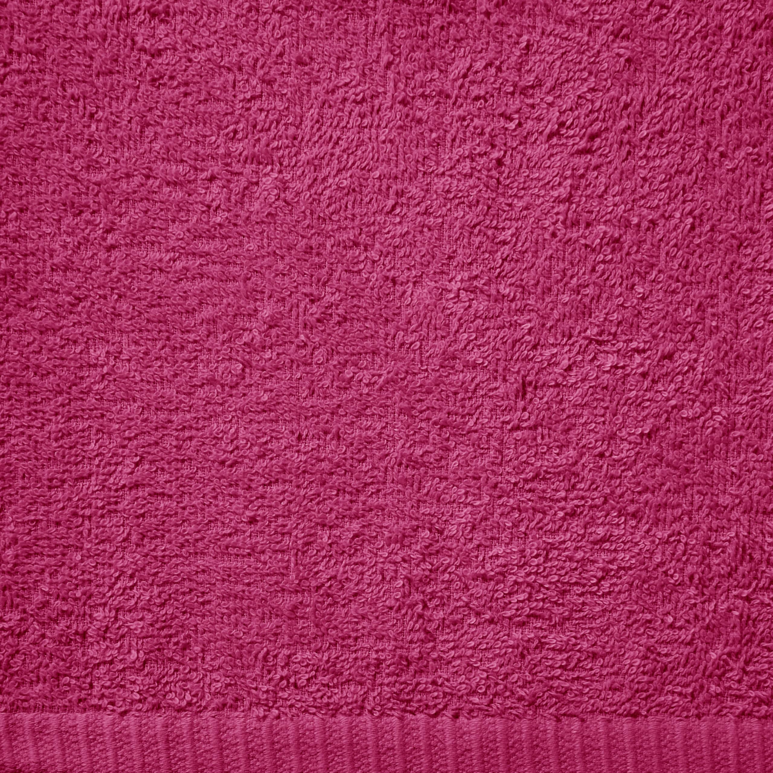 Catherine Lansfield Quick Dry Cotton Face Cloths - Hot Pink | 30x30 cm | Set of 4 2