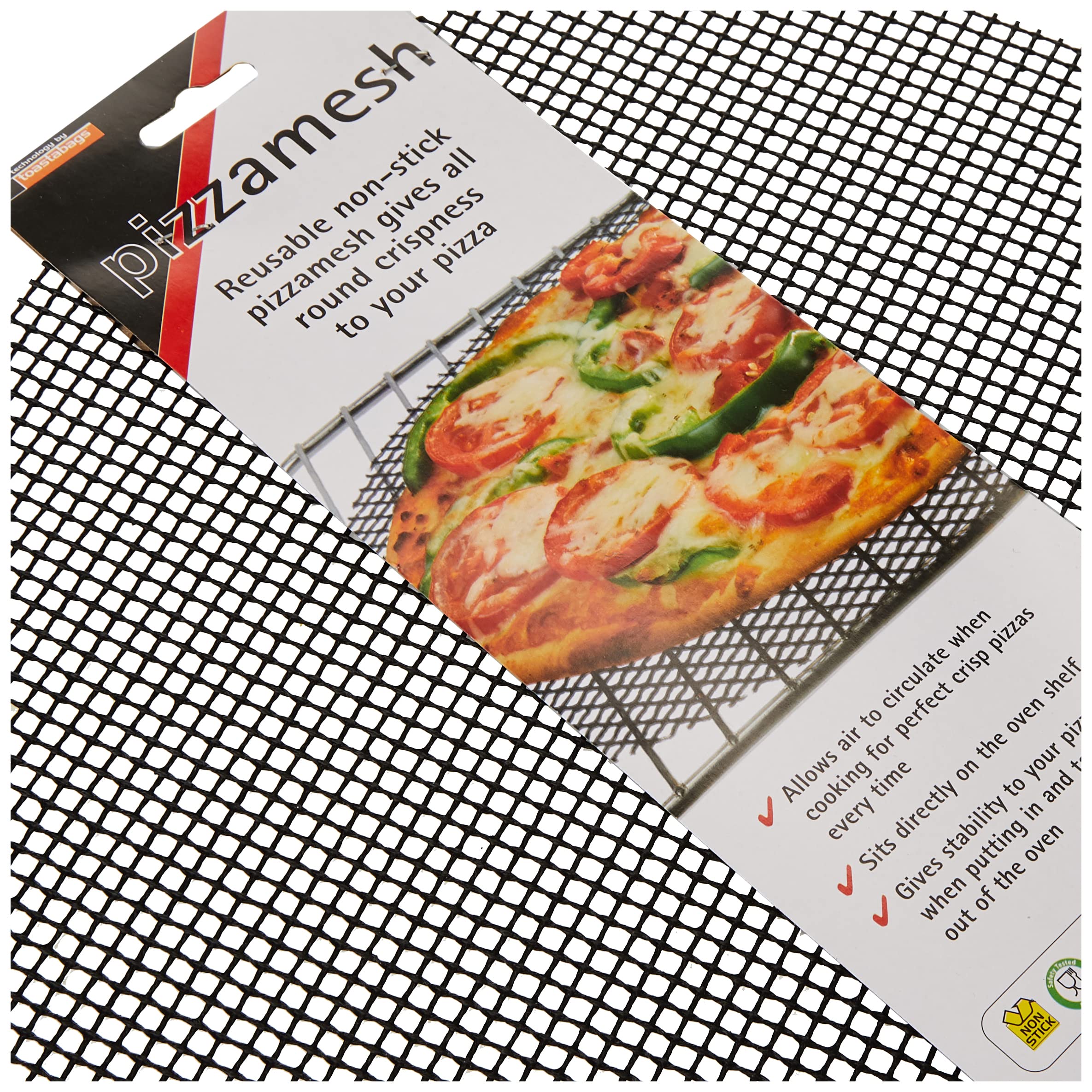 Toastabags Pizzamesh Silicone Tray - 32cm Diameter | Oven Safe up to 260°C 2