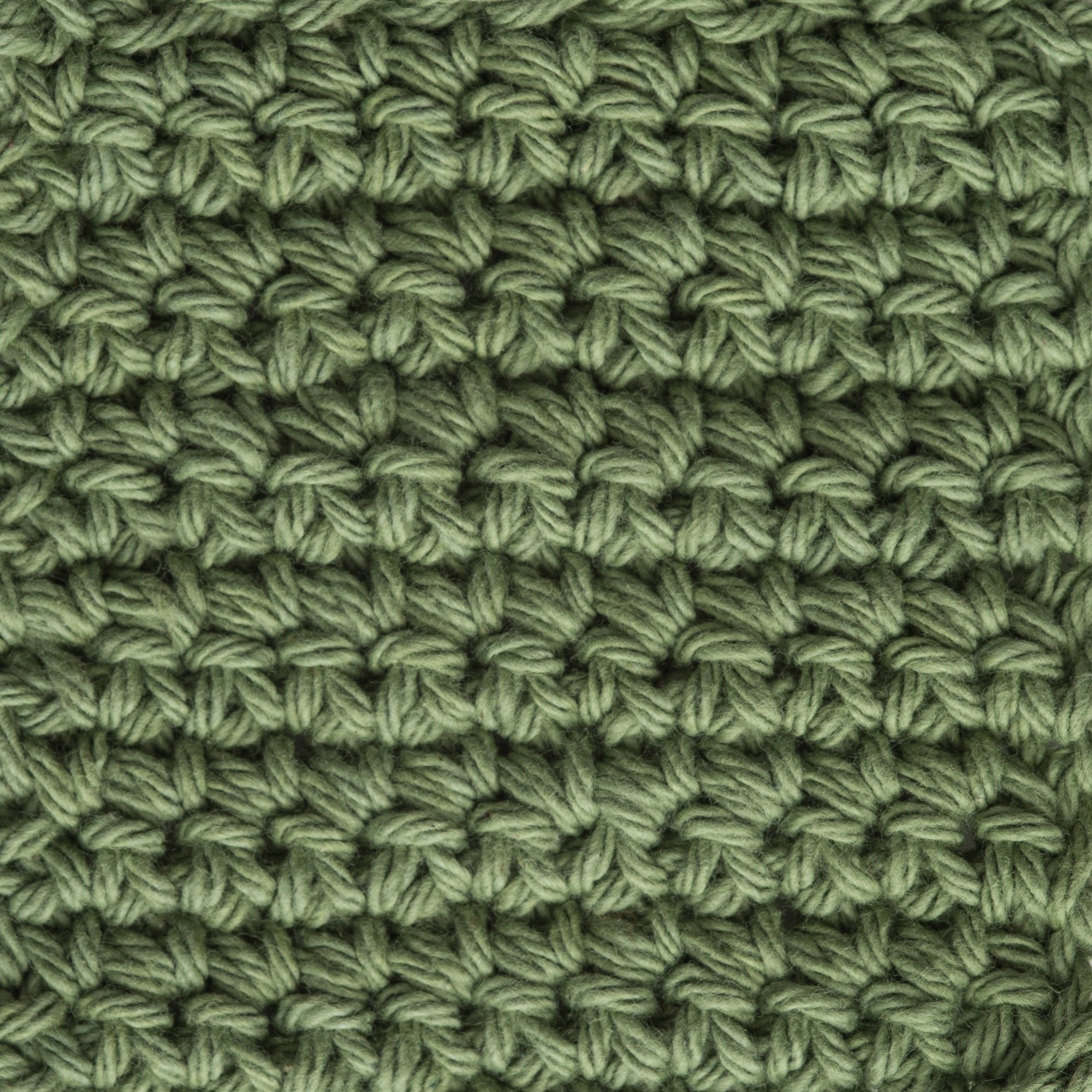 LILY Sugar 'N Cream Yarn - 100% USA Grown Cotton | Worsted Weight | Sage Green | 70.9g 3
