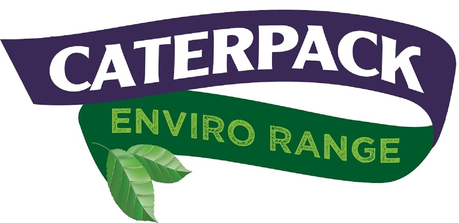 Caterpack Enviro Bagasse Plates - 50 Pack, 23cm Diameter | Durable & Compostable 3