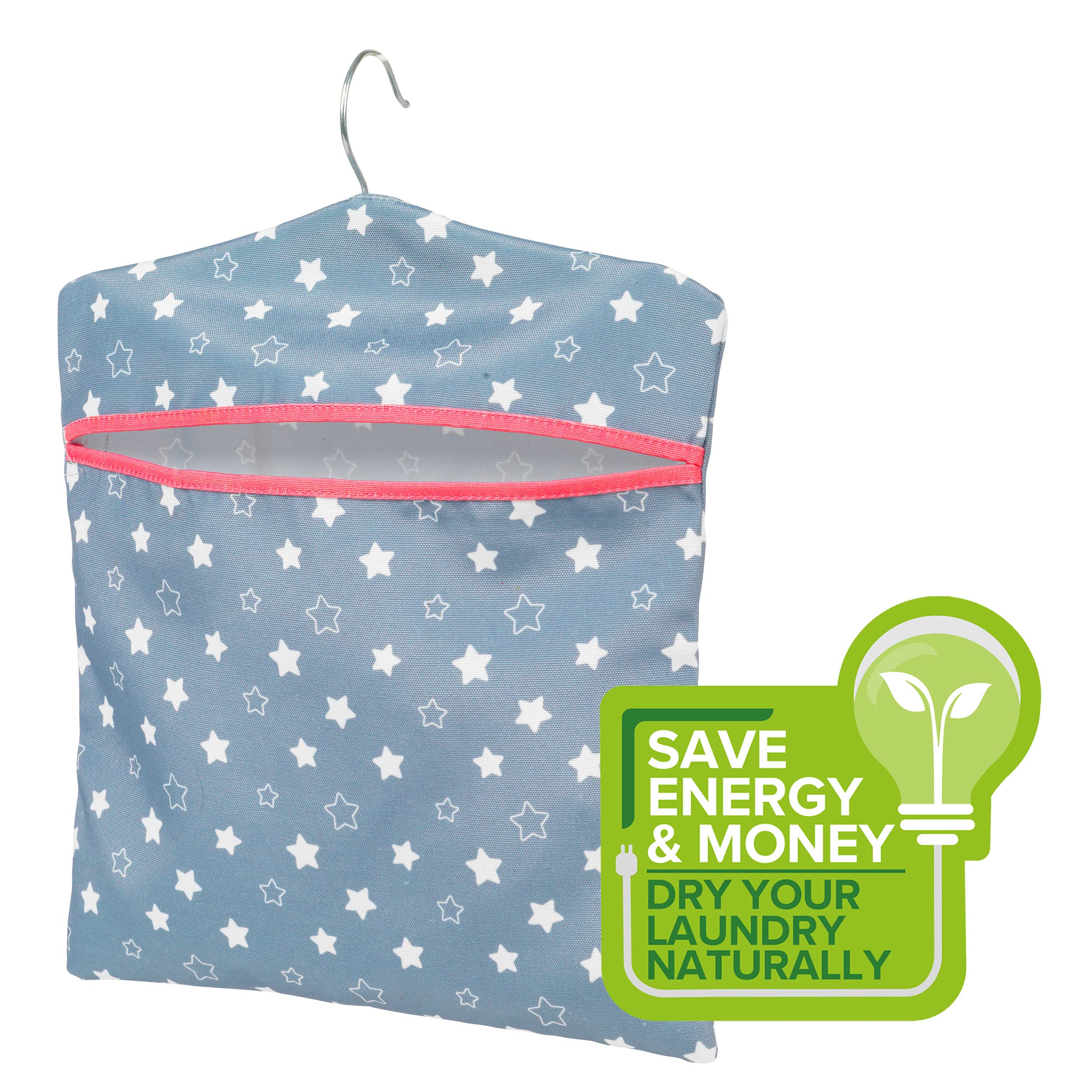 Kleeneze Twinkle & Shine Peg Bag - Easy Hanging Hook | Holds Up To 50 Pegs | 33 x 30 cm 3