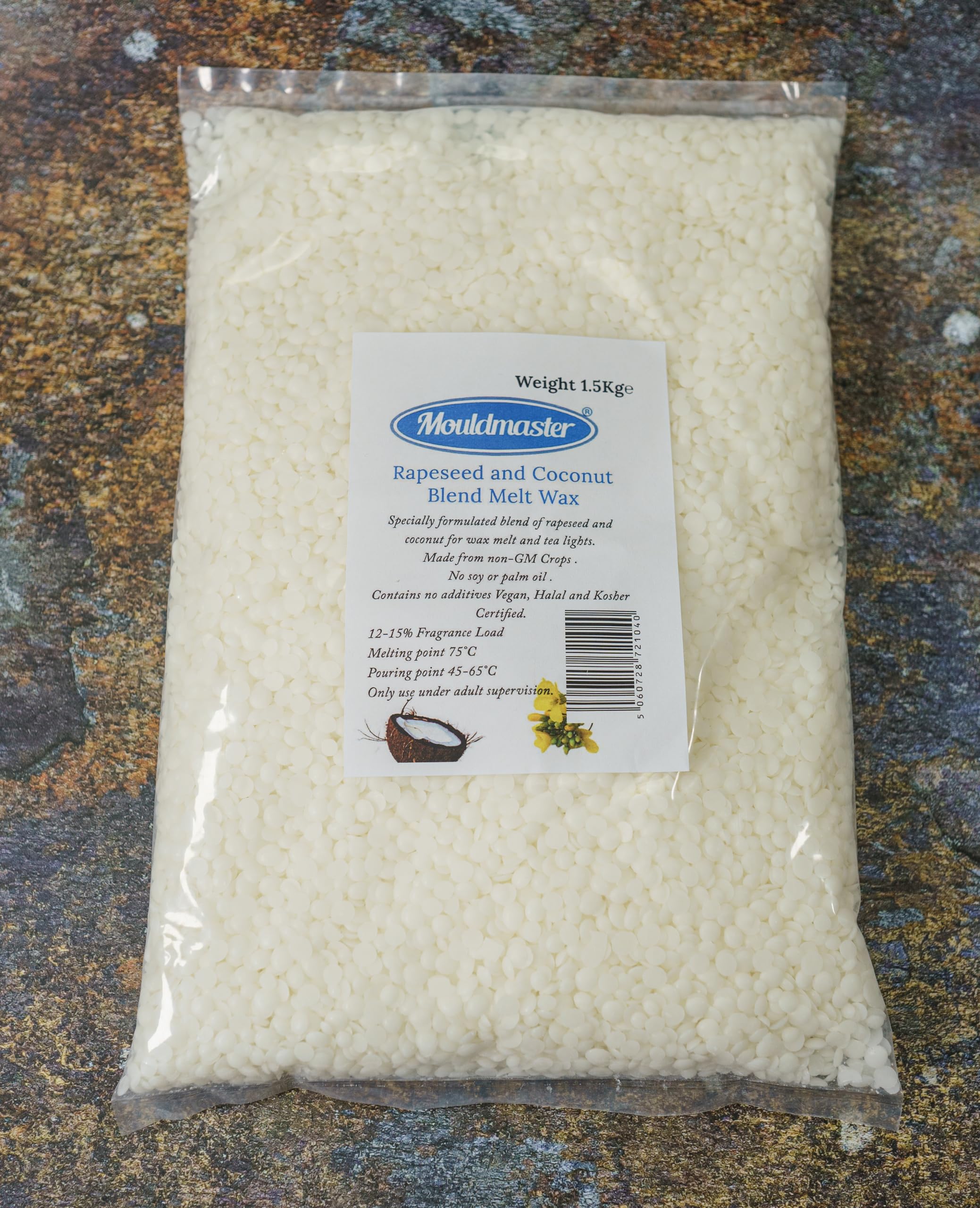 Mouldmaster Rapeseed and Coconut Blend Wax Melt Wax | 1.5kg | 16-15% Fragrance Load 2