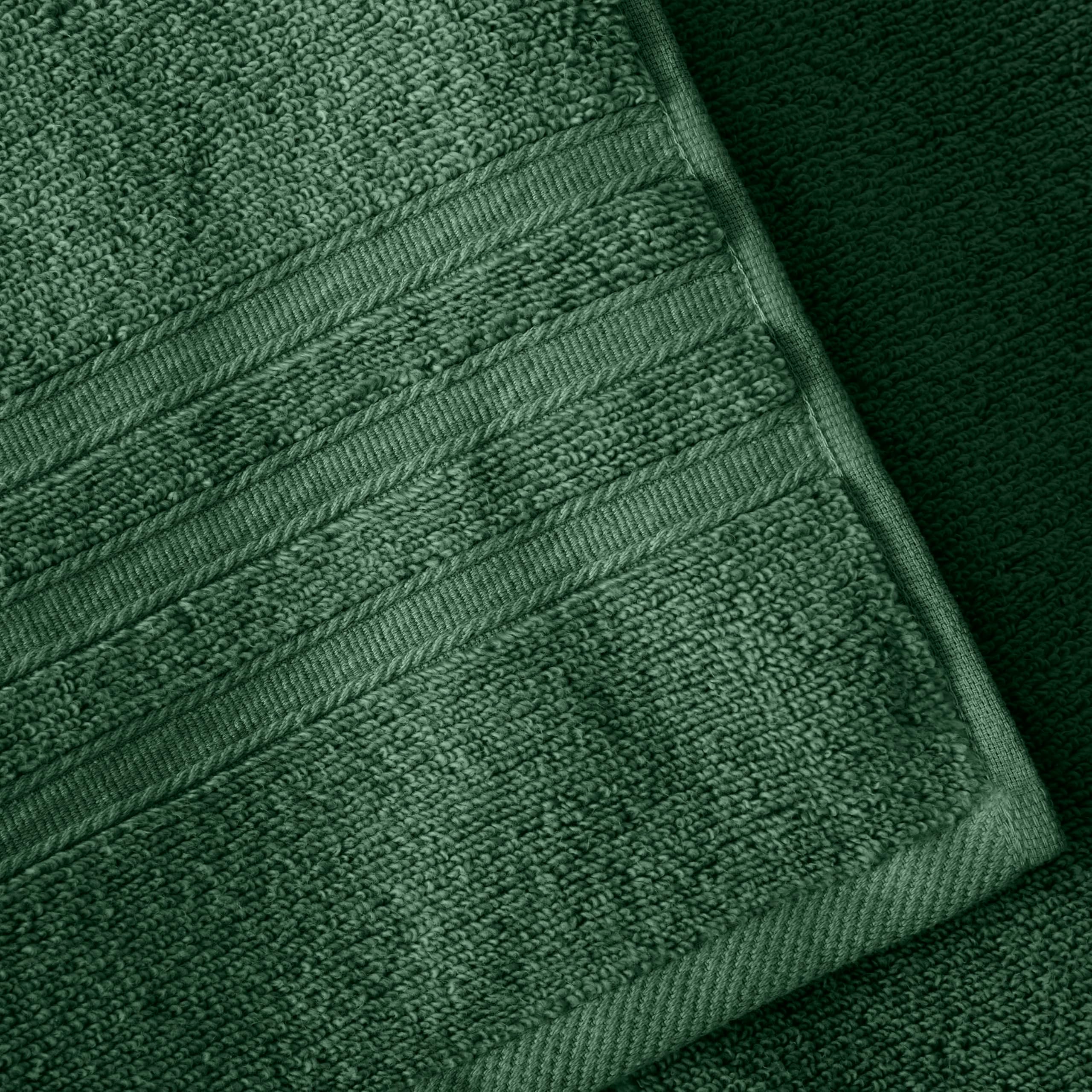 Catherine Lansfield Zero Twist Cotton Hand Towel | 50x85cm | Forest Green | 500gsm 2