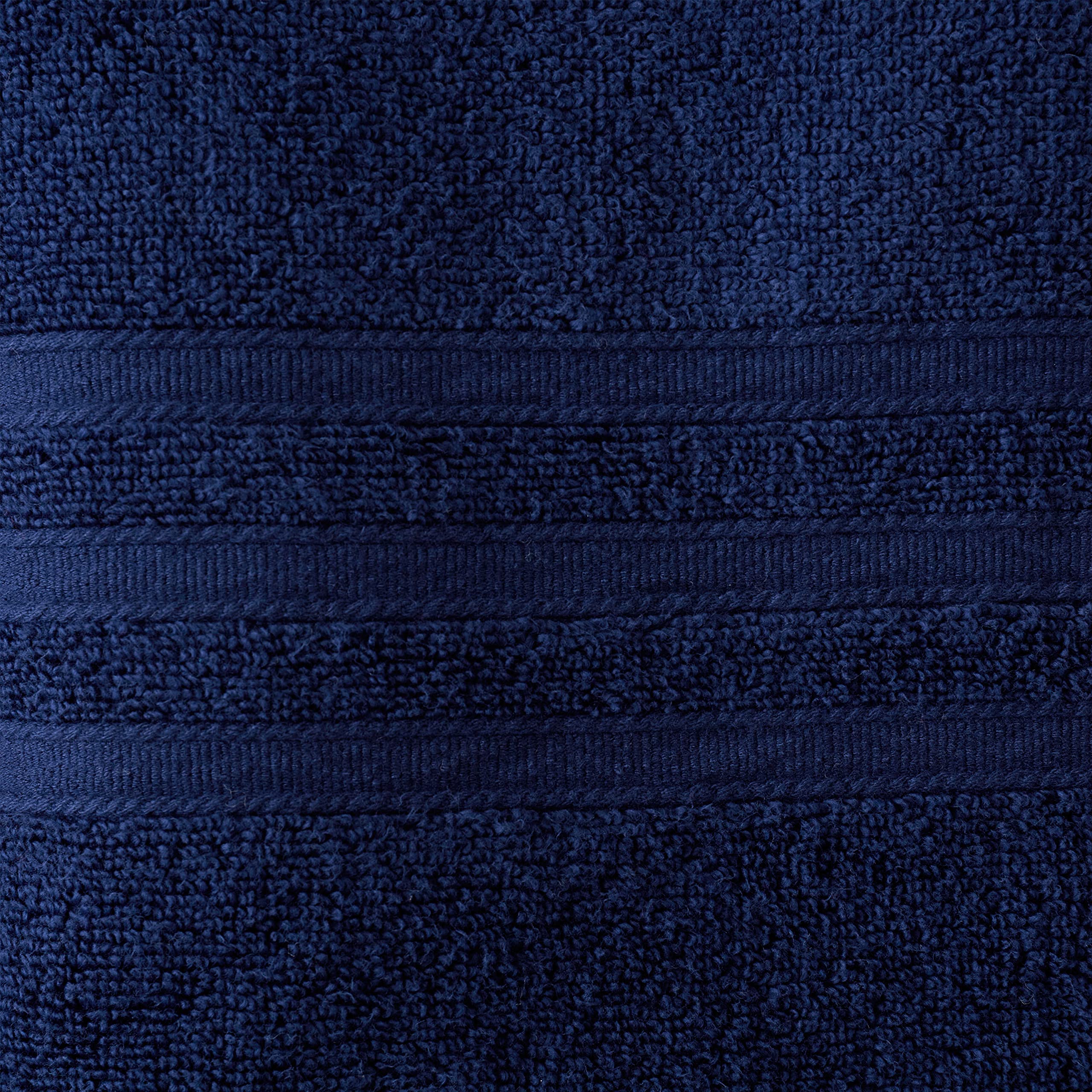 Catherine Lansfield Zero Twist Cotton Bath Towel - 70x120cm | Navy | 100% Cotton 3