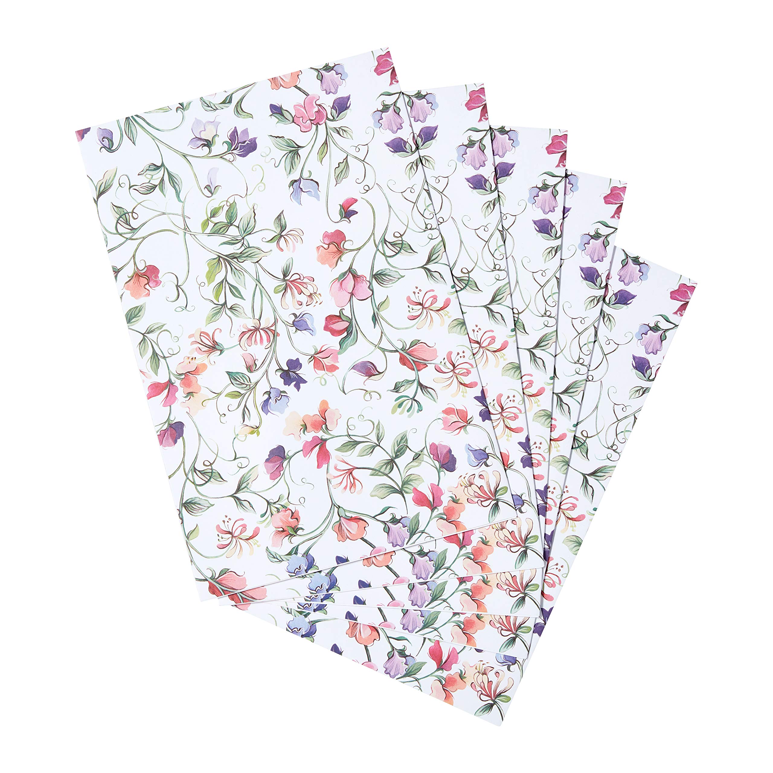 Heathcote & Ivory Fragranced Drawer Liners x5 - Sweet Pea & Honeysuckle Scent | 34W x 50L cm 2