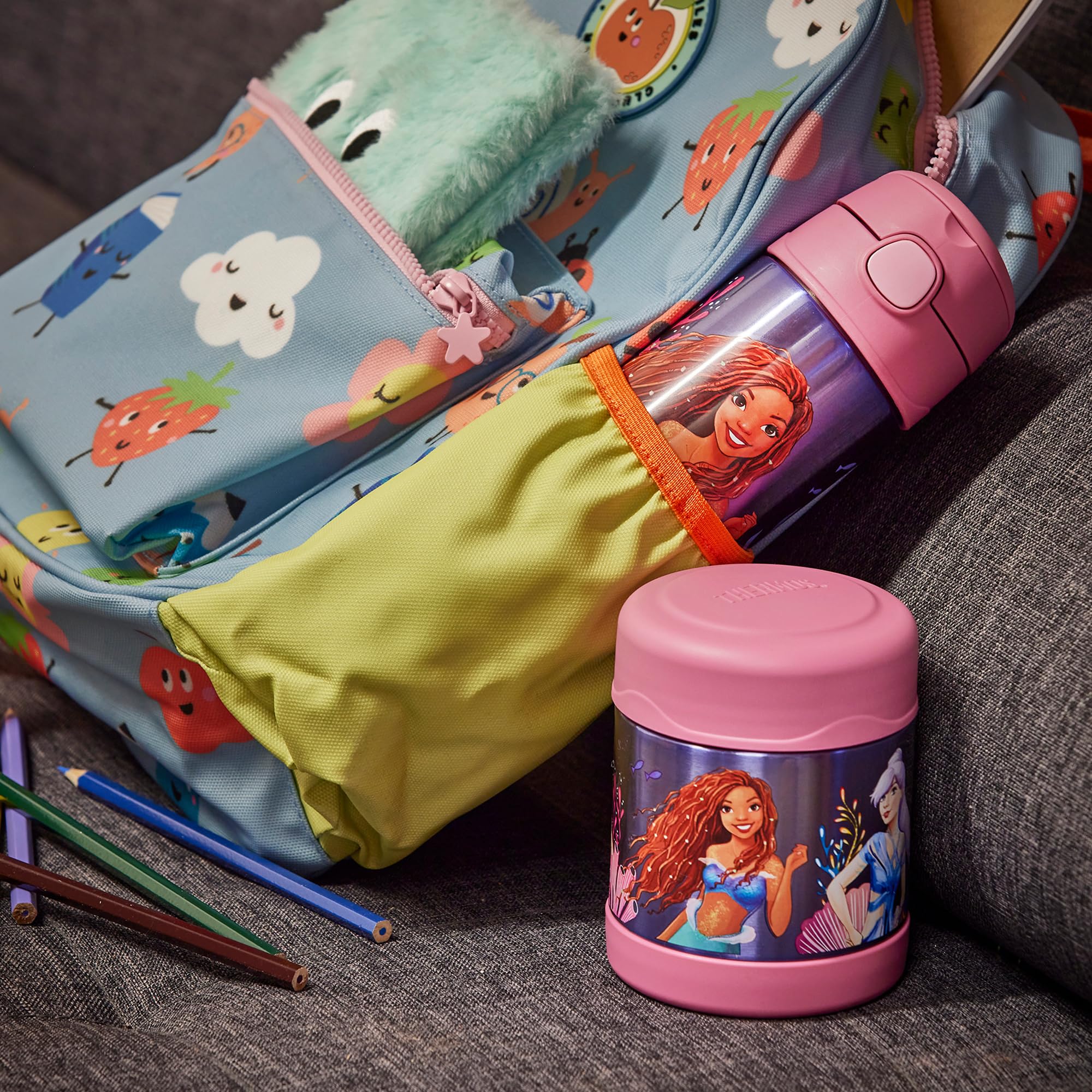 Thermos Little Mermaid Food Flask - 290ml Insulated Stainless Steel Jar | Hot 5 Hrs, Cold 7 Hrs 6