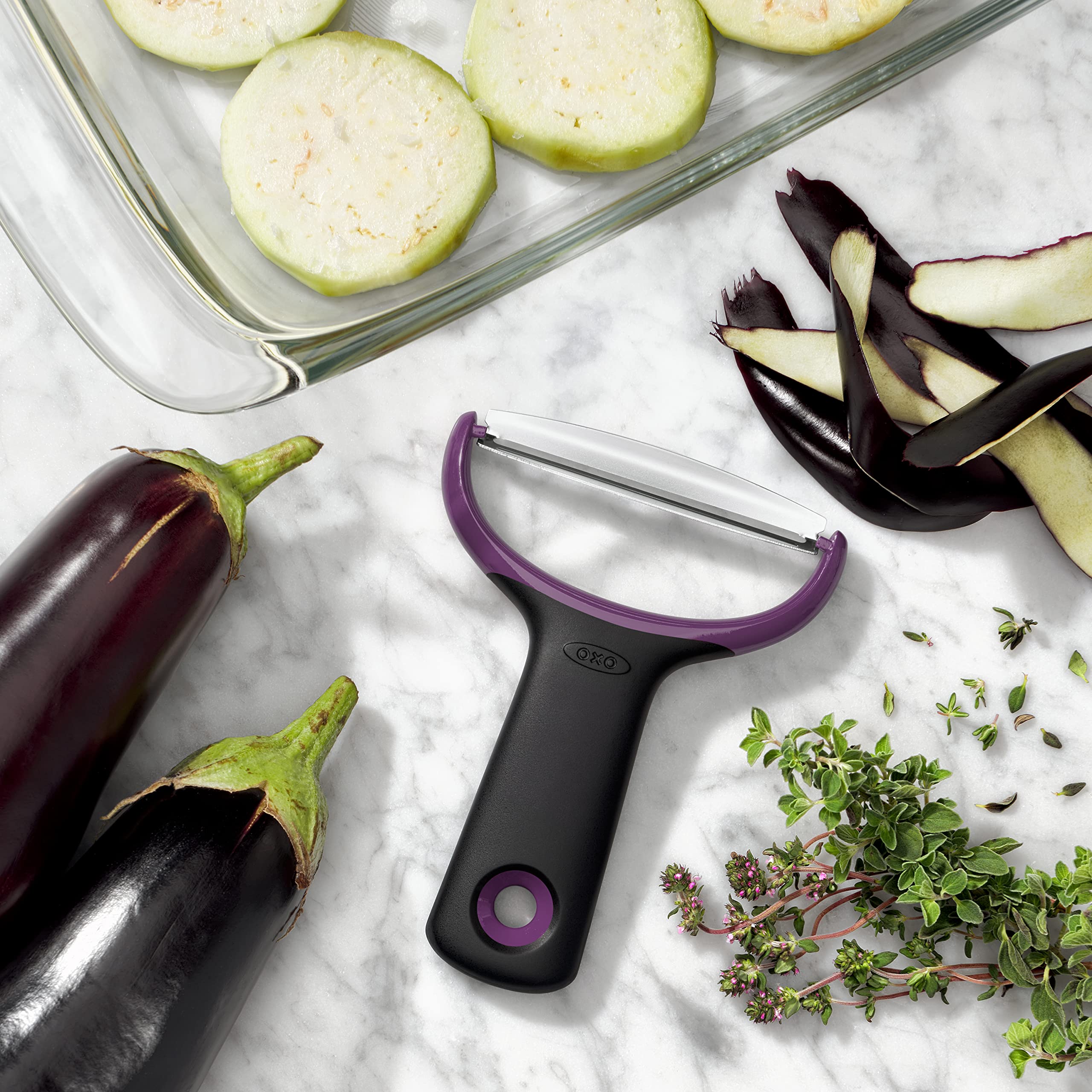 OXO Good Grips Large Y-Shaped Vegetable Peeler - Ultra-Sharp Stainless Steel Blade | Non-Slip Handle | Dishwasher Safe 6