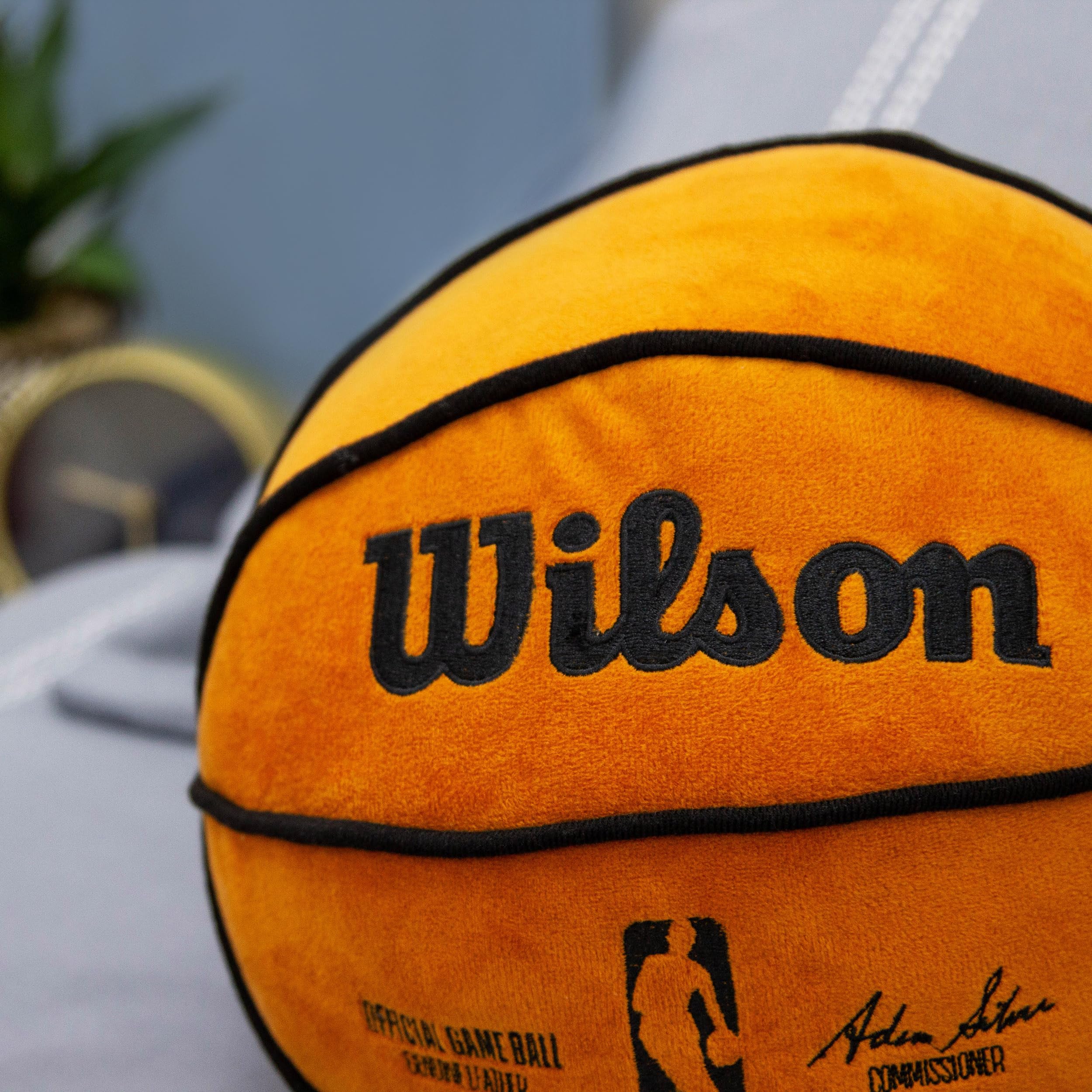 Character World NBA Wilson Design Ball Round Cushion - 35 x 35cm | 100% Polyester 5