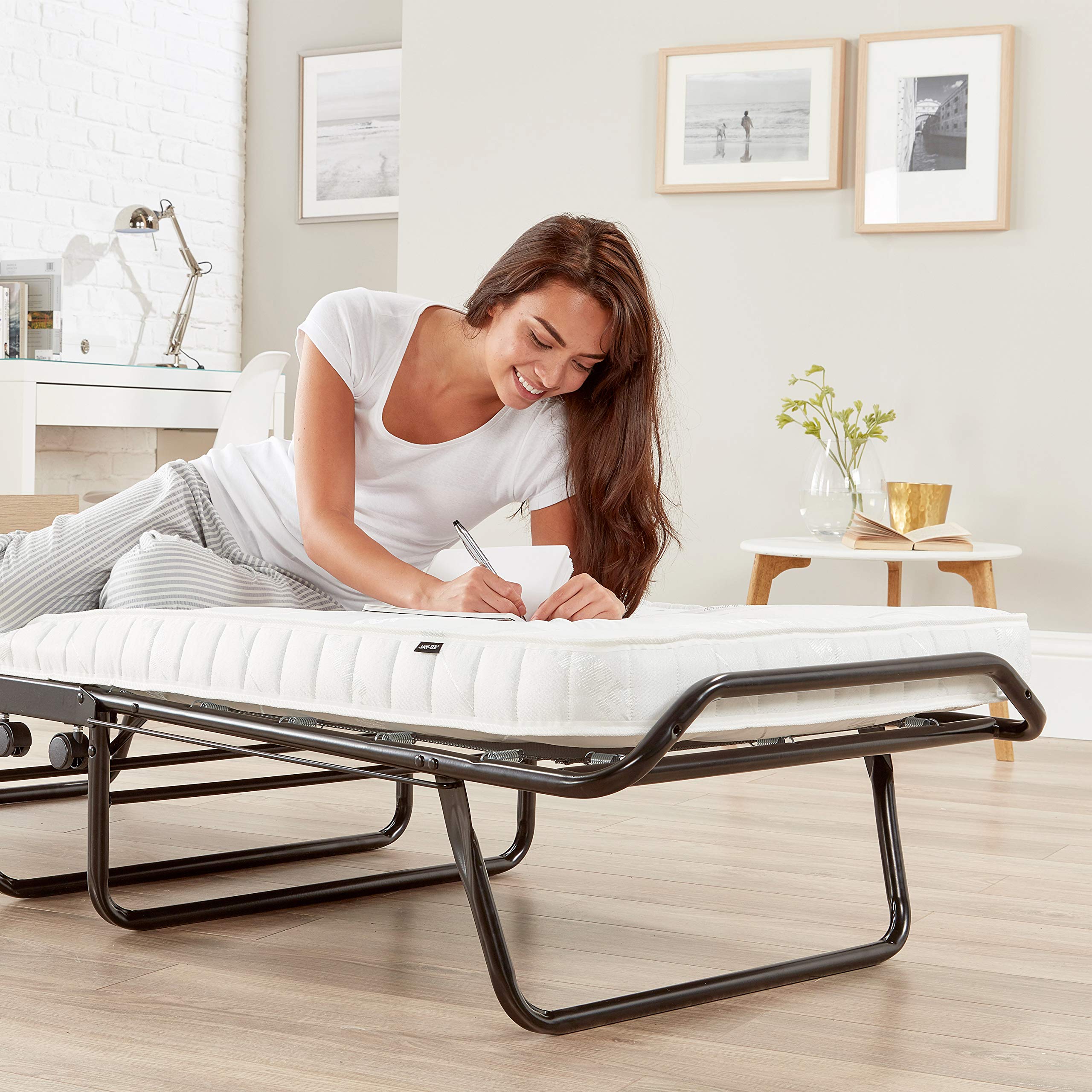JAY-BE Supreme Folding Bed with Micro e-Pocket Sprung Mattress | Single | Max User Weight 160kg 7