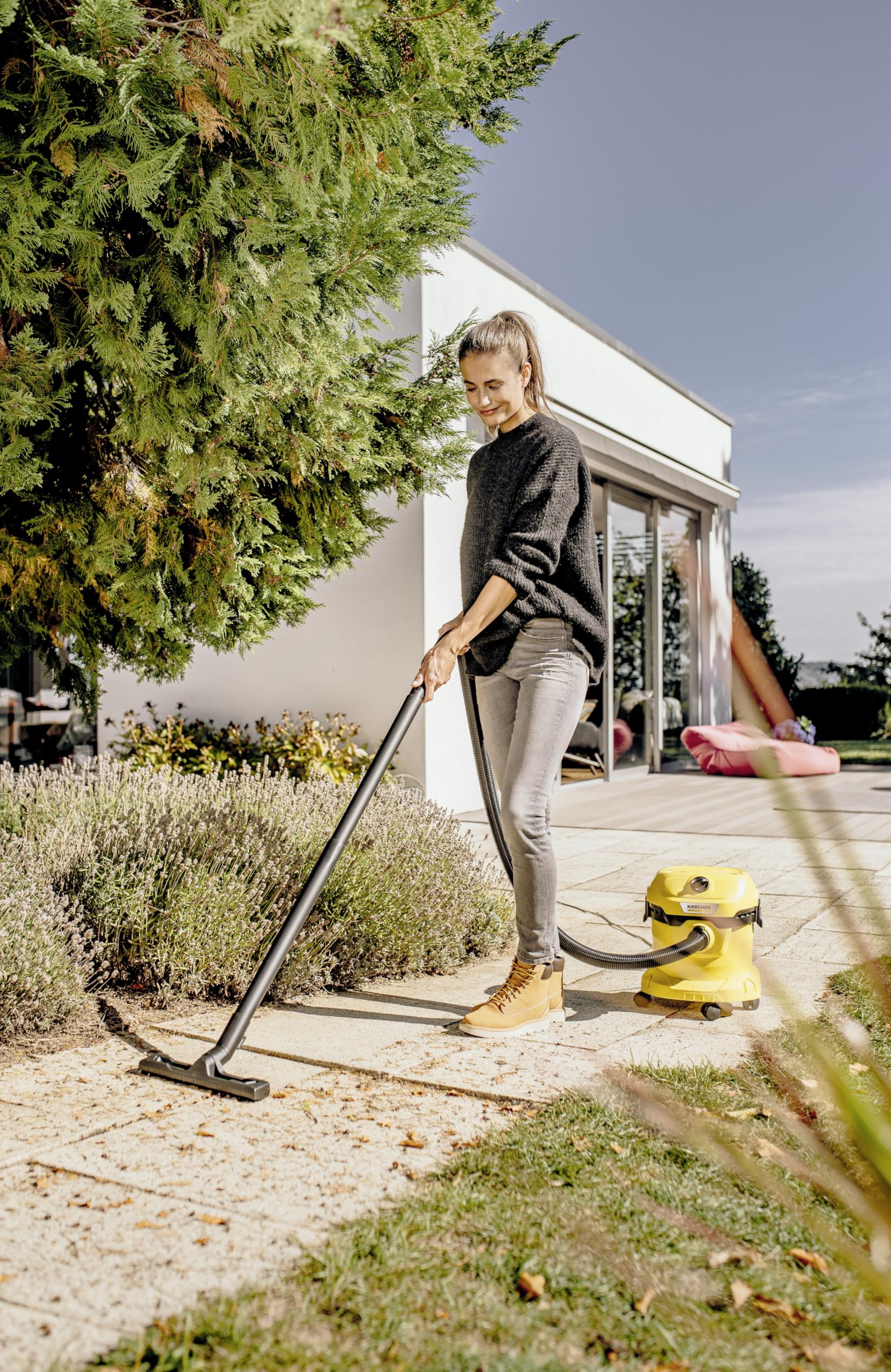 Kärcher WD 2 Plus V-15/4/18/C Wet & Dry Vacuum Cleaner | 15L Capacity | 1000W Power | Yellow 4