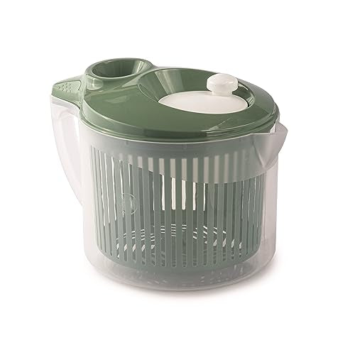 Snips Wash & Dry Salad Spinner - 3 Liters Capacity | Ergonomic Handle | Dishwasher Safe 2