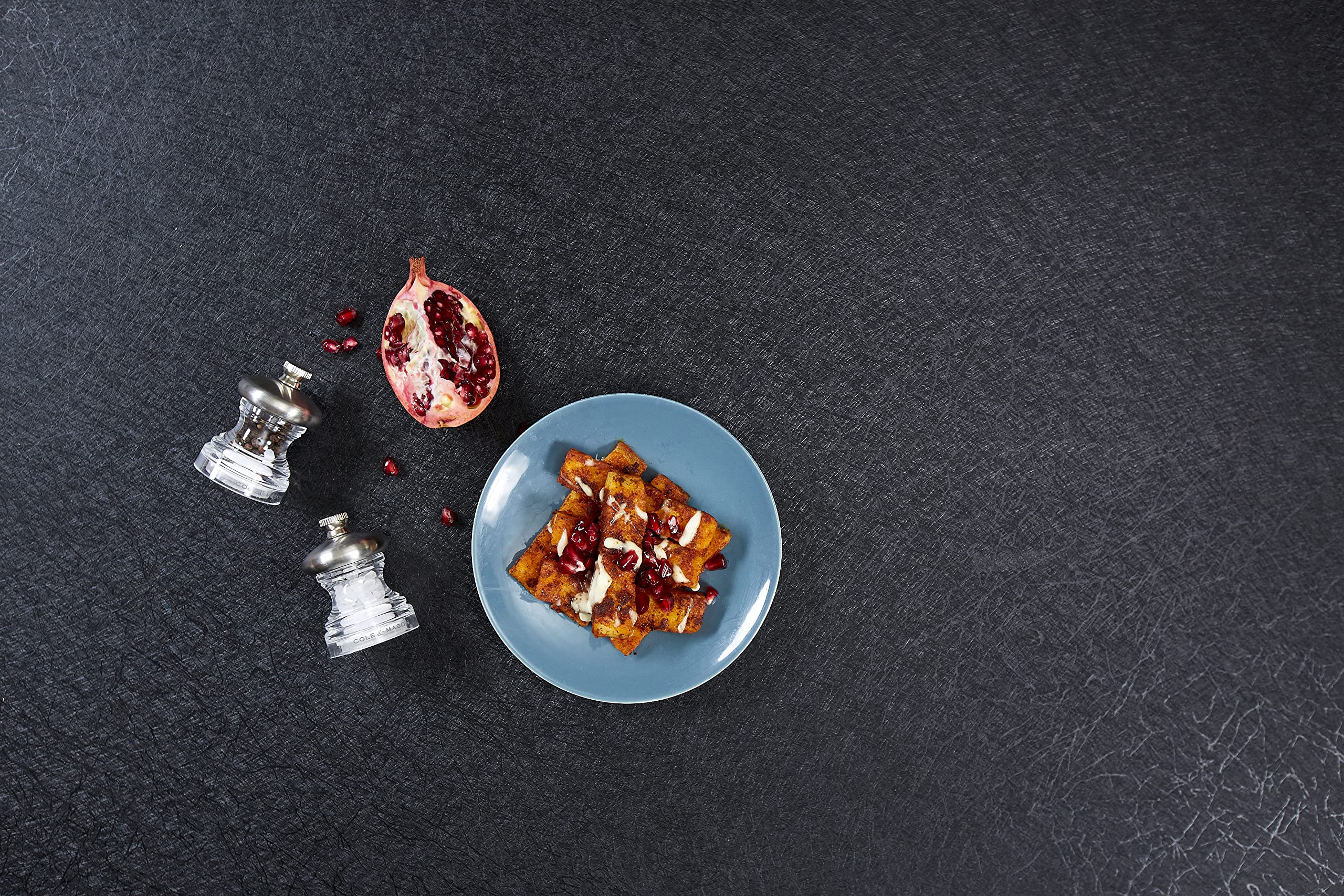 Cole & Mason Button Salt and Pepper Mill Set - 65mm, Adjustable Precision+ Mechanism | Stainless Steel/Acrylic 7