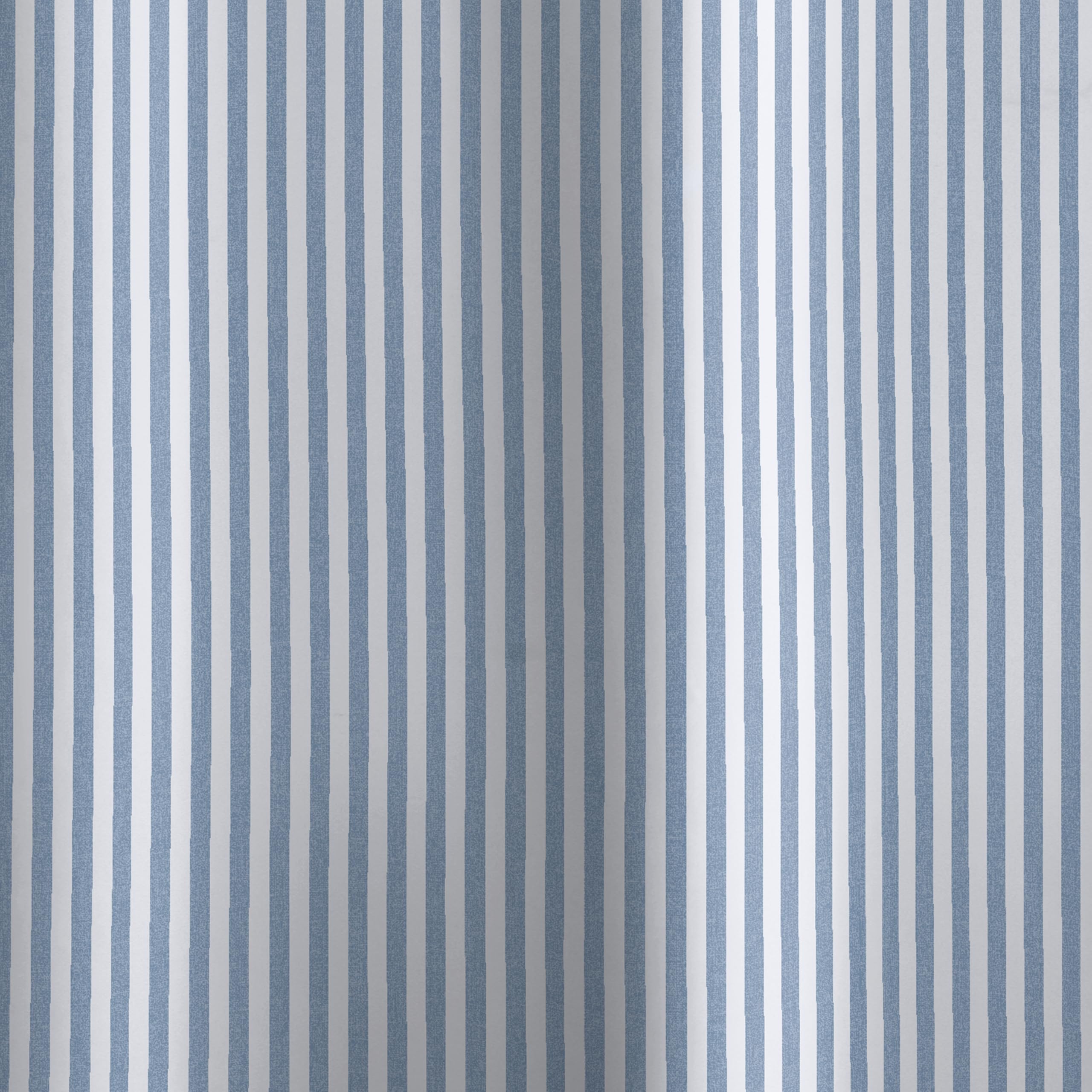 Catherine Lansfield Timeless Stripe Shower Curtain - Eyelet Top | 180x180 cm | Blue 3
