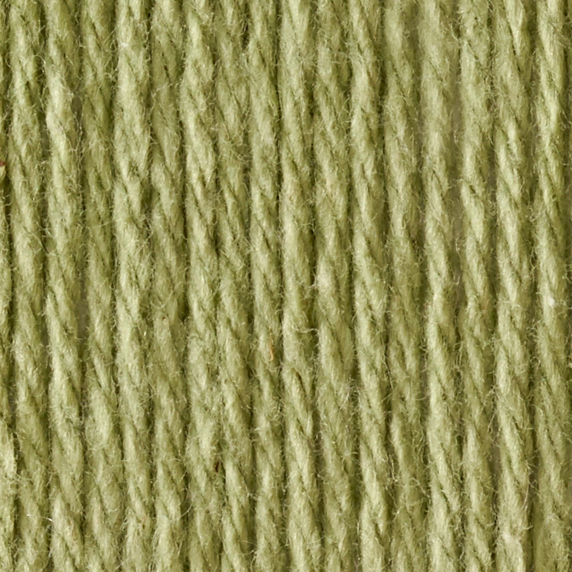 LILY Sugar 'N Cream Yarn - 100% USA Grown Cotton | Worsted Weight | Sage Green | 70.9g 2