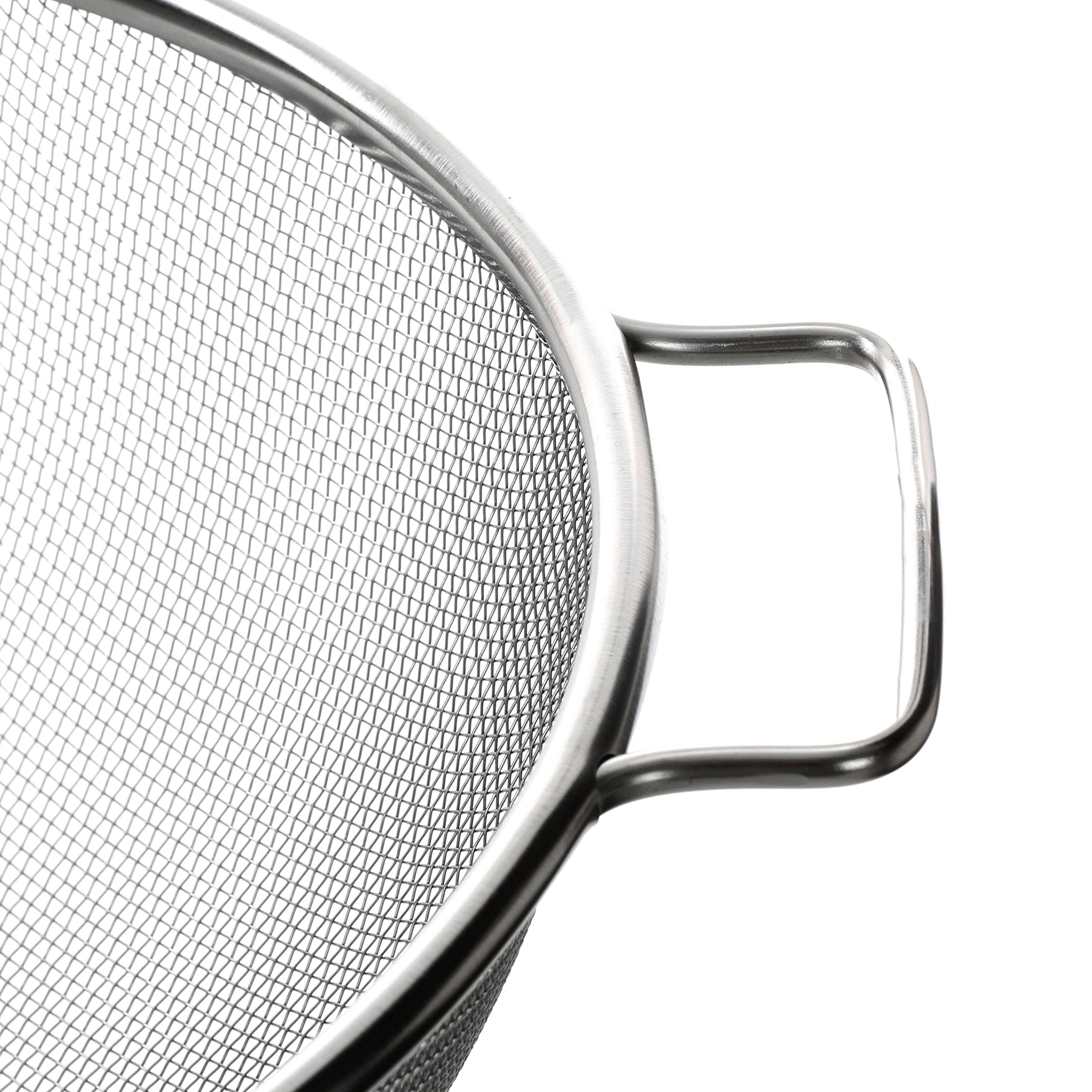 Premier Housewares Stainless Steel Sieve with Handles | Fine Mesh | Silver 3