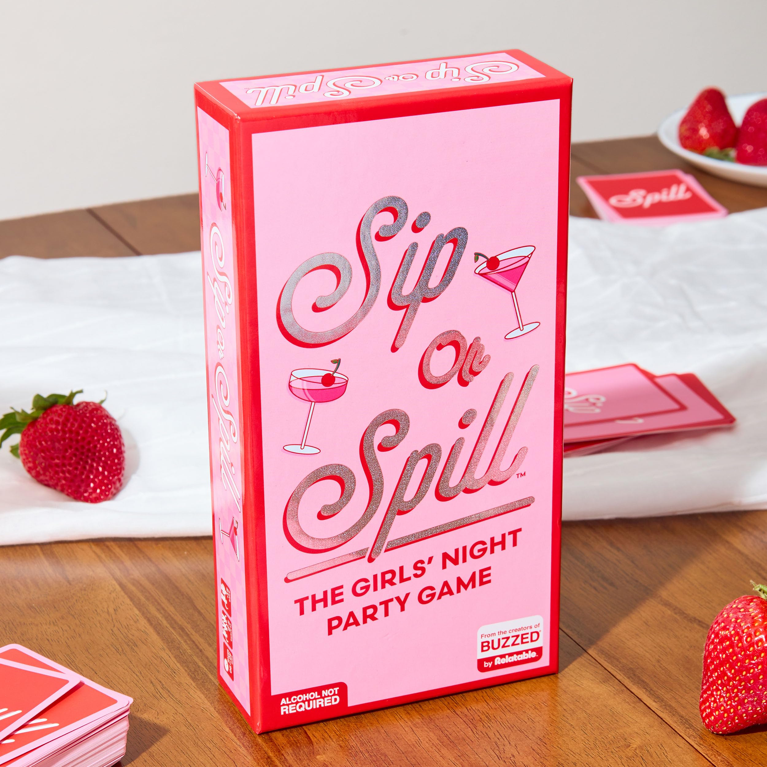 WHAT DO YOU MEME? Sip or Spill - Girls Night Party Game | 300 Cards | Ages 18+ 5