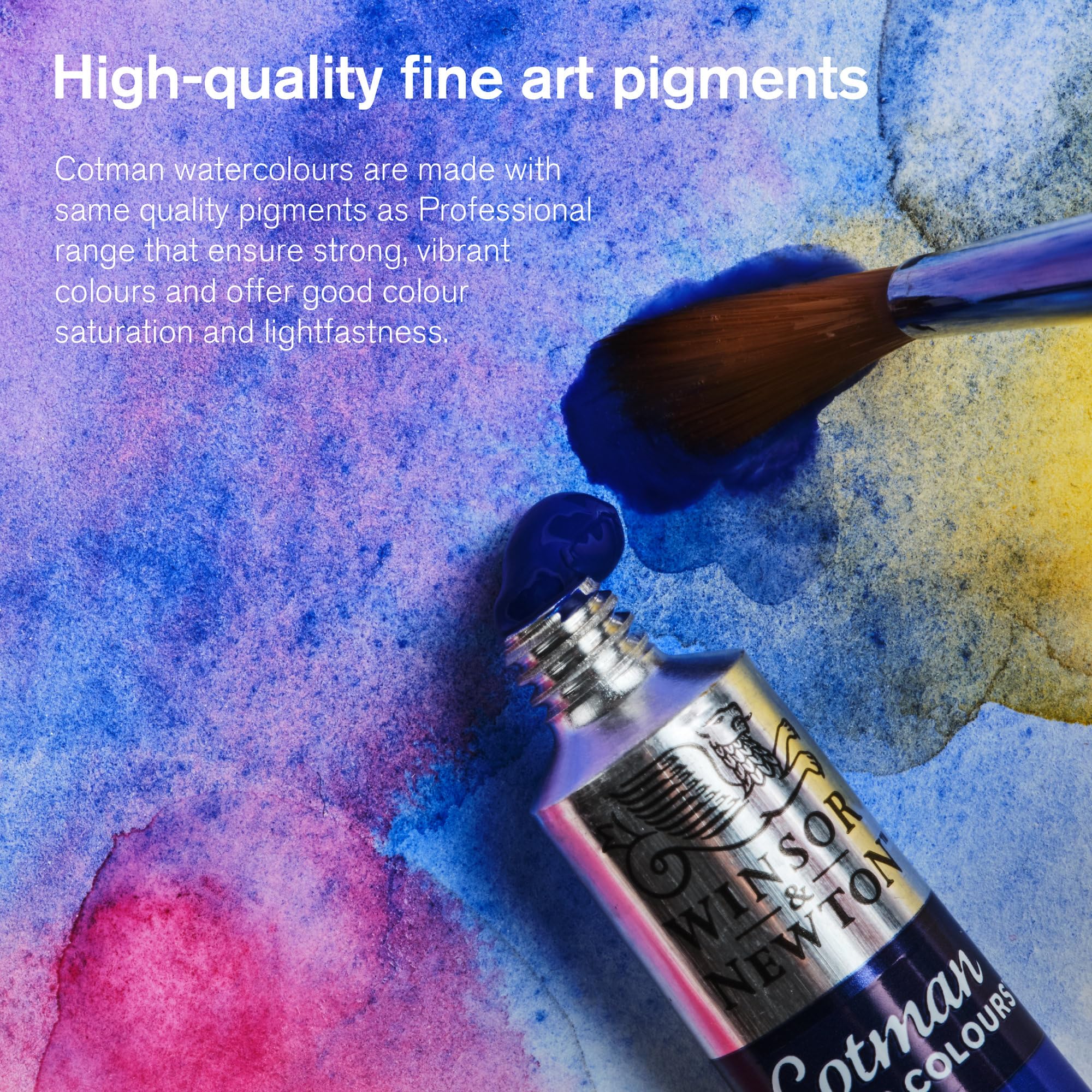 Winsor & Newton Cotman Water Colour Tube - Lamp Black | 21 ml 3