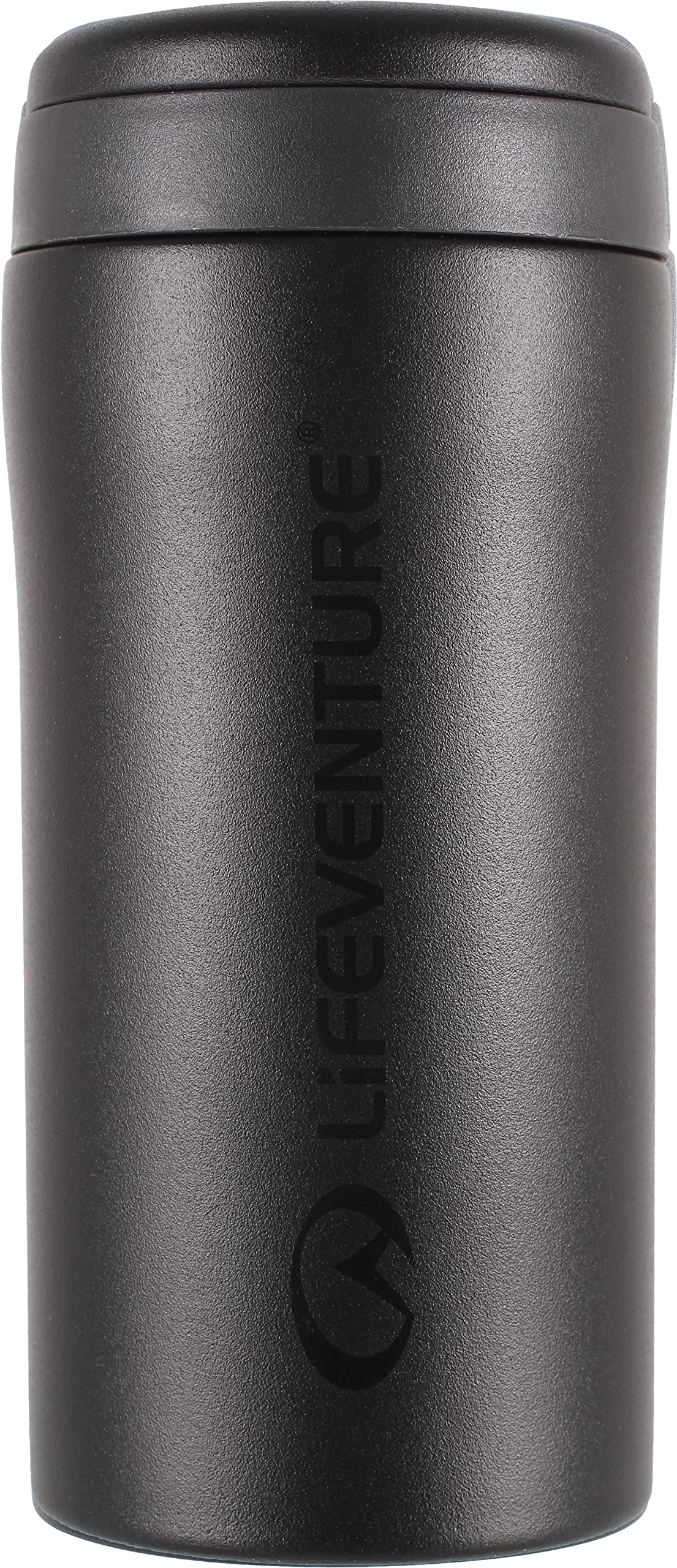 Lifeventure Thermal Mug - Leakproof Vacuum Insulated Coffee Travel Cup | 300ml | Matt Black