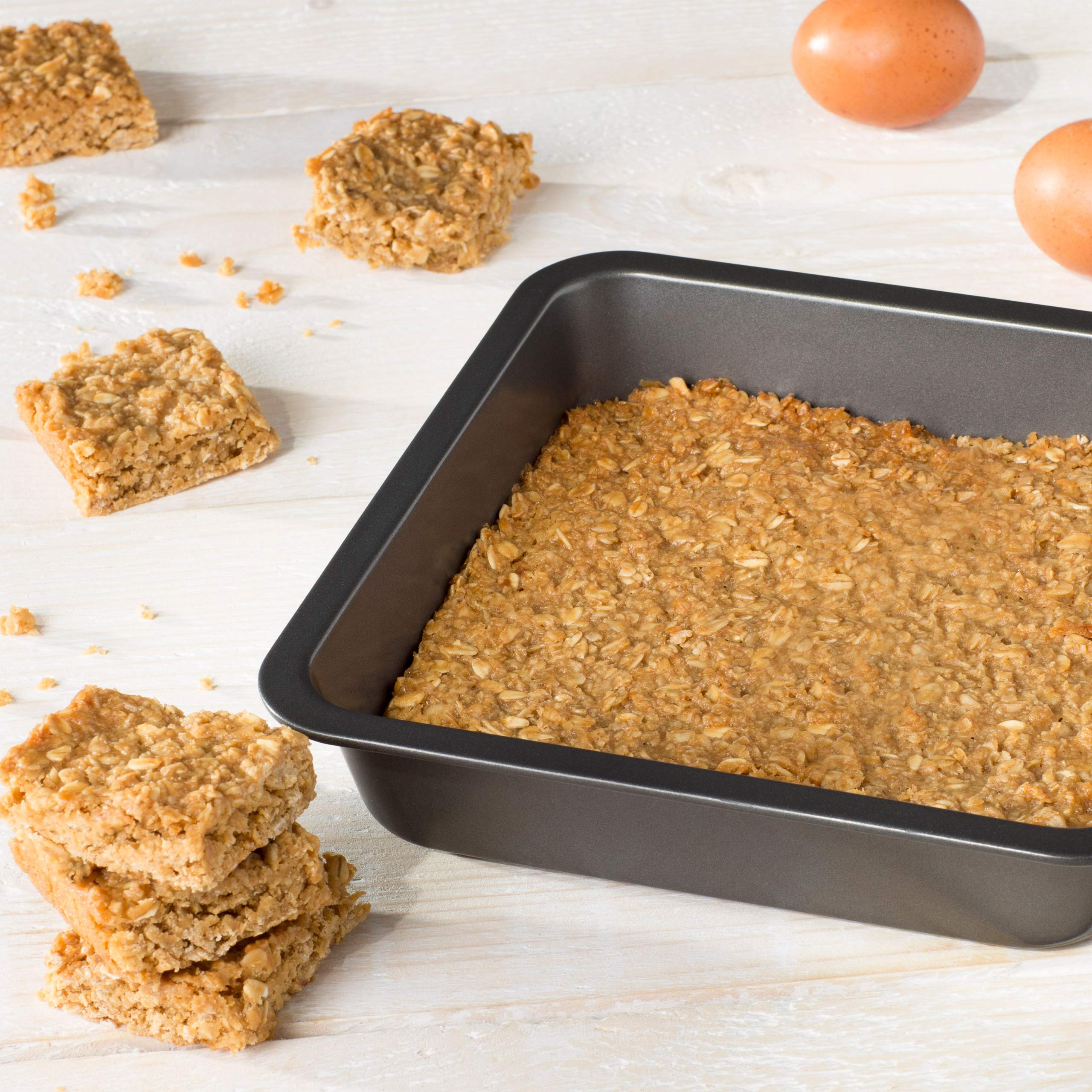 Prochef Essentials Non-Stick Square Cake Tin - 22cm x 22cm x 5cm | 5-Year Warranty 2