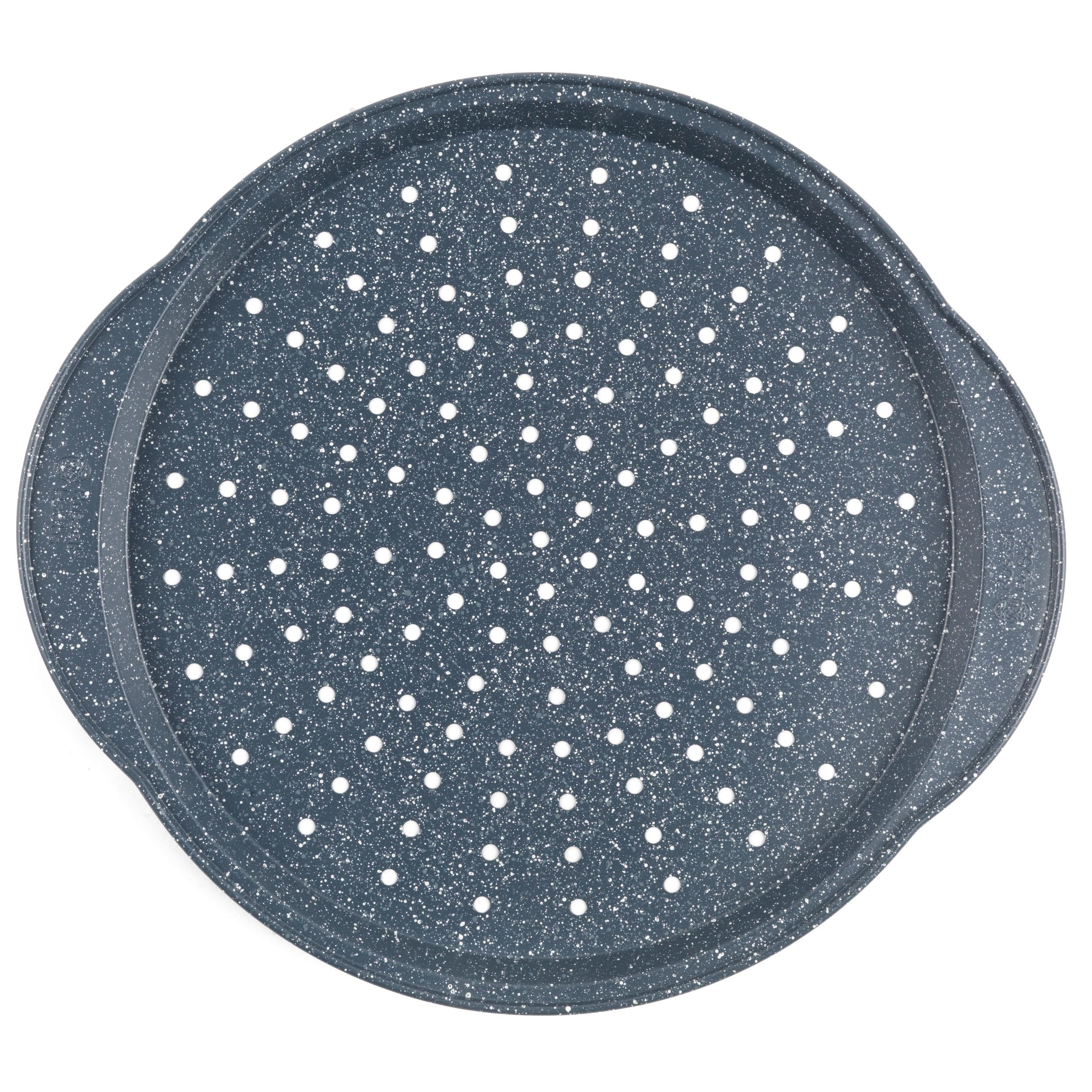 Russell Hobbs Nightfall Stone Set of 2 Pizza Pans - 37cm Round, Non-Stick Carbon Steel, PFOA Free 7
