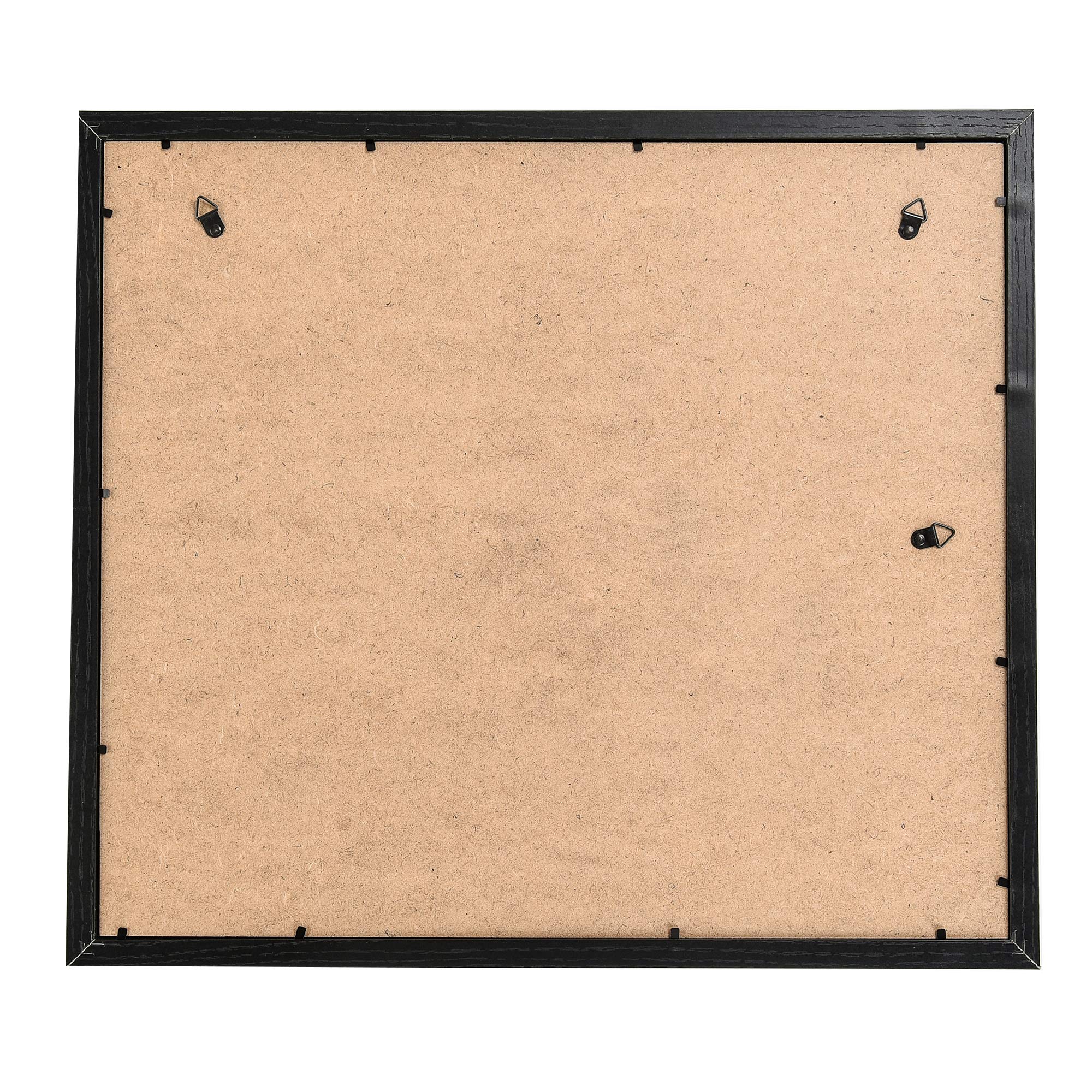 ARPAN Multi Aperture MDF Photo Frame - Holds 7 Photos 6'x4' | Black | Wall Mount Ready 3