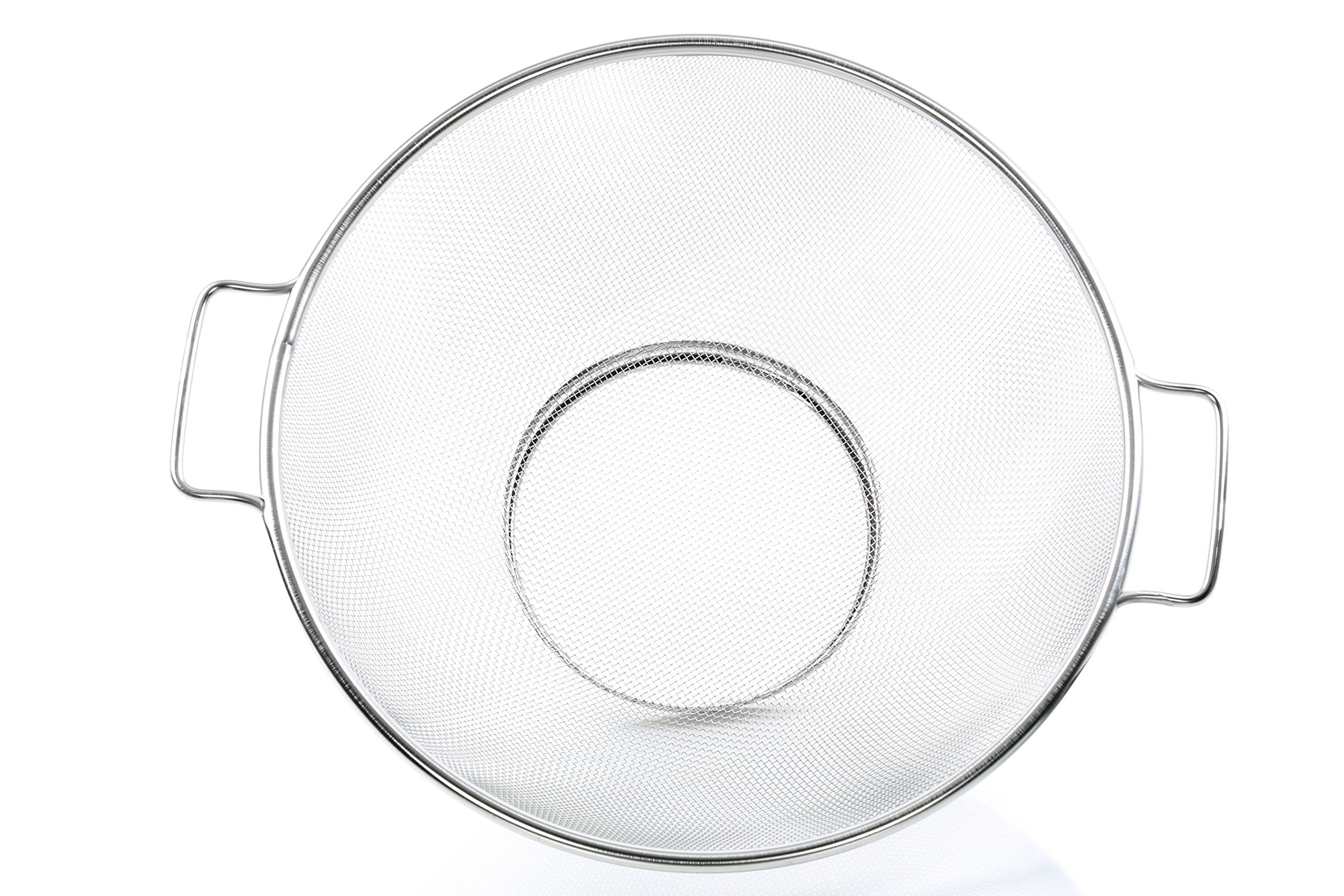 Premier Housewares Stainless Steel Sieve with Handles | Fine Mesh | Silver 2