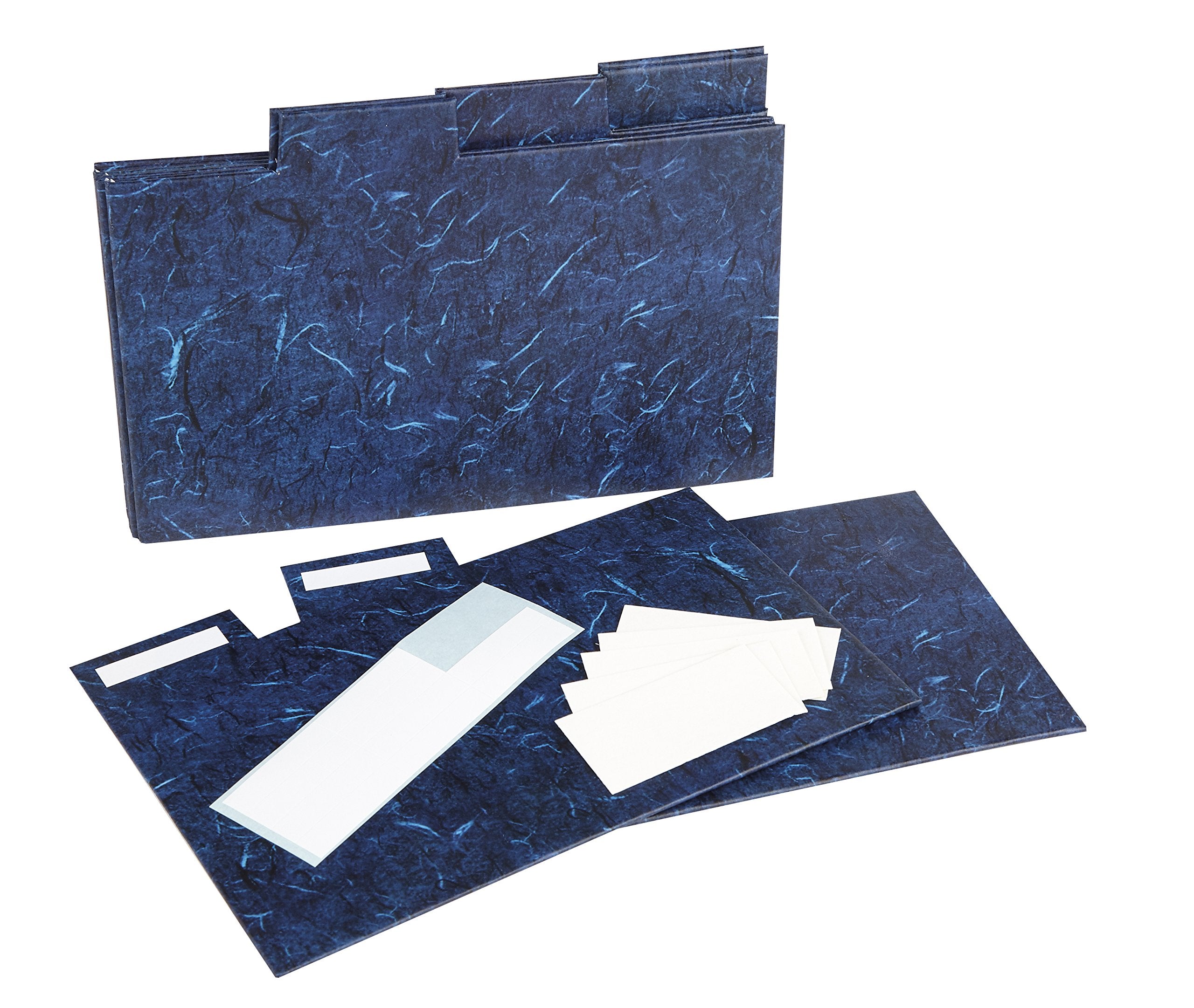 Hampton Frames Photo Storage Box - Holds 700 5x7 Photos | Deep Blue Cardboard | ALBOX57BLUE 2