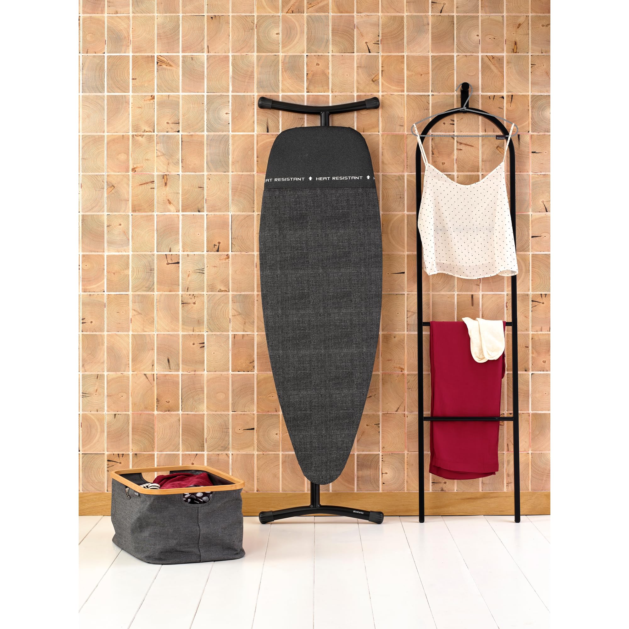 Brabantia Ironing Board D - Extra Large 135x45cm | Heat Resistant Parking | Adjustable Height 7