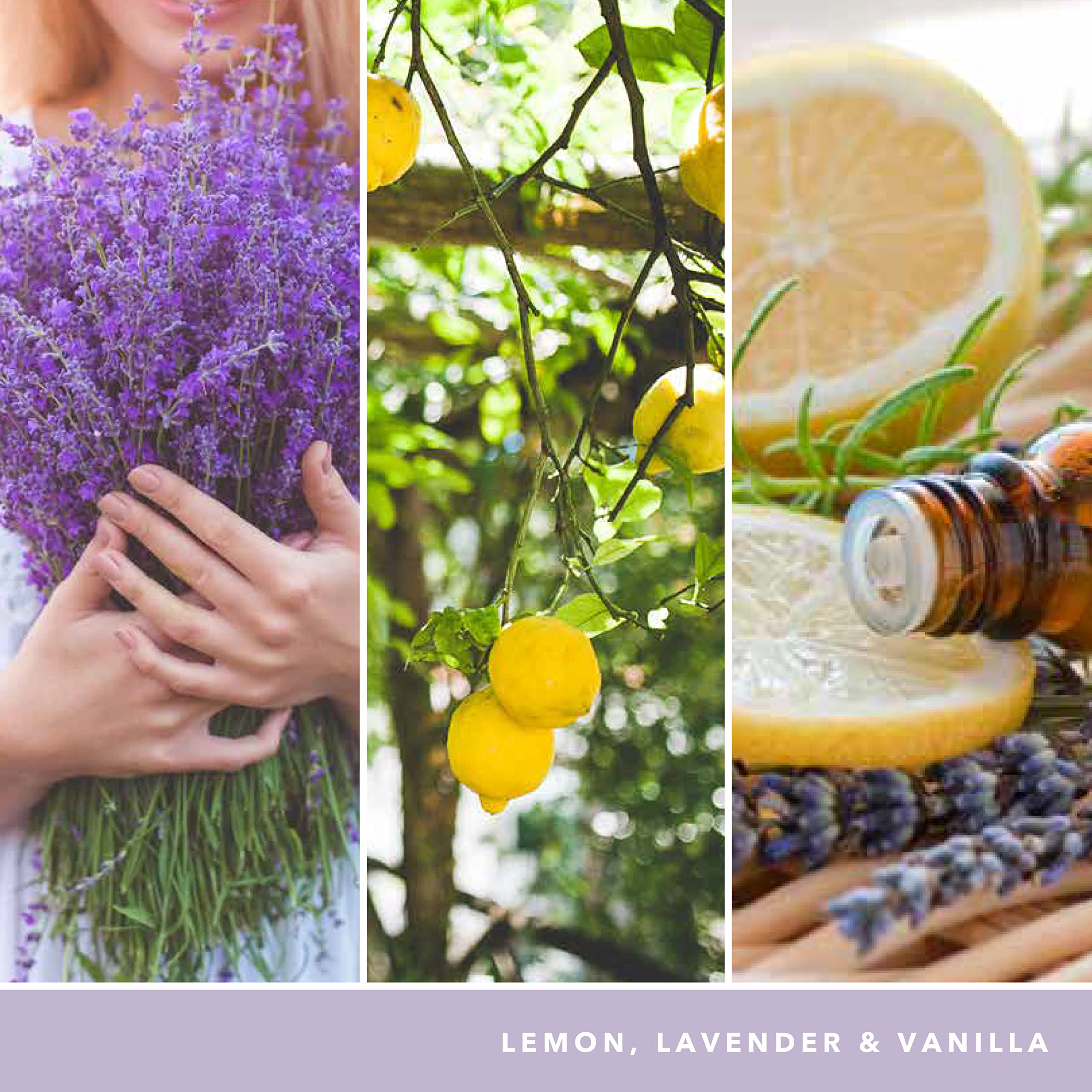 Yankee Candle Scented Candles Gift Set - 3 Filled Votive Candles | Lemon Lavender Scent | Soy Blend Wax