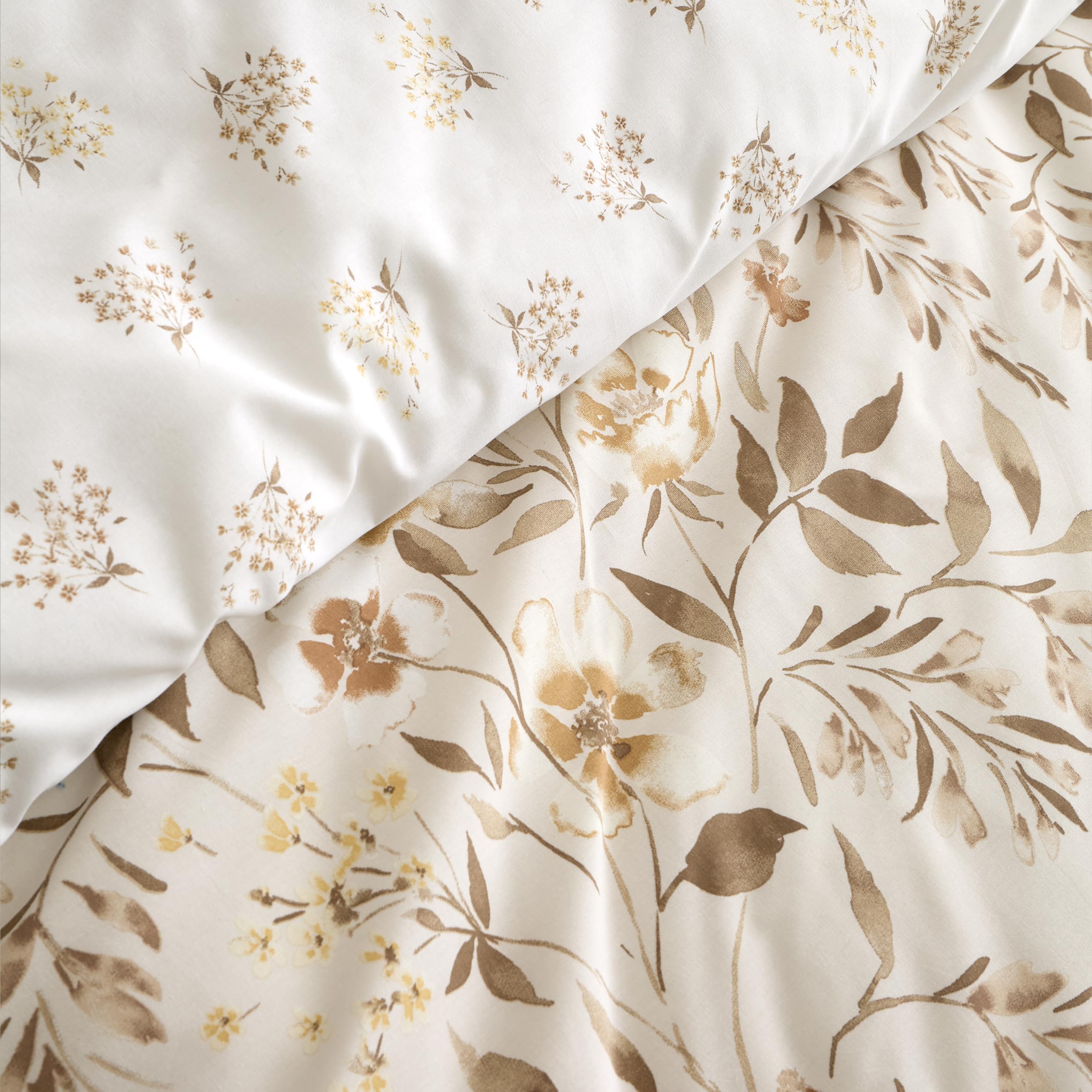 Catherine Lansfield Isadora Floral Reversible King Duvet Cover Set | Polycotton | 3 Pieces 4