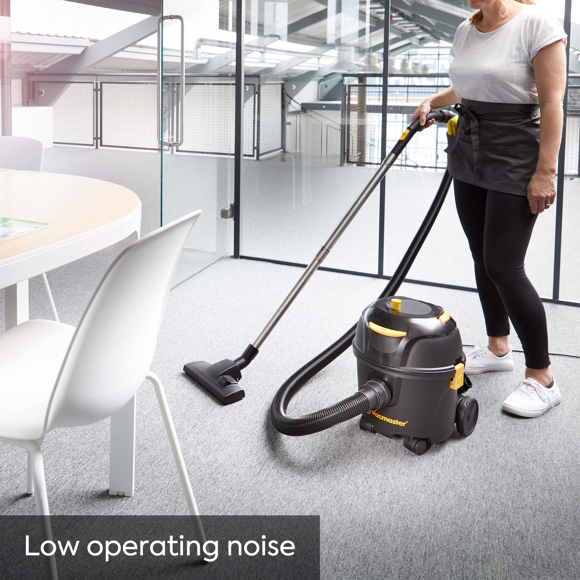 Vacmaster D8 Cylinder Vacuum Cleaner - 8L Capacity, 200 Air Watts, 26m Reach | Black