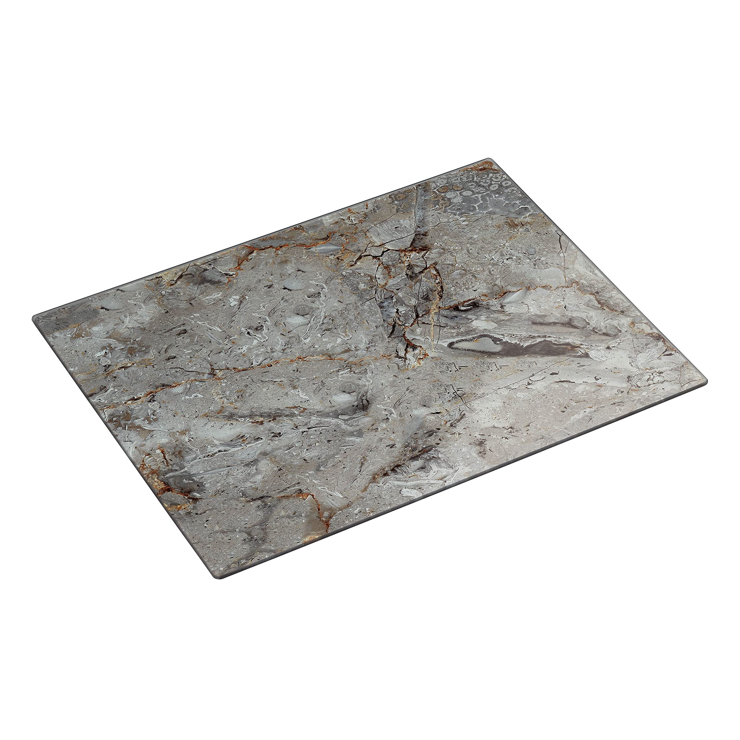 Tala Smoky Marble Design Toughened Glass Chopping Board and Work Top Saver | 30 x 40 cm 3