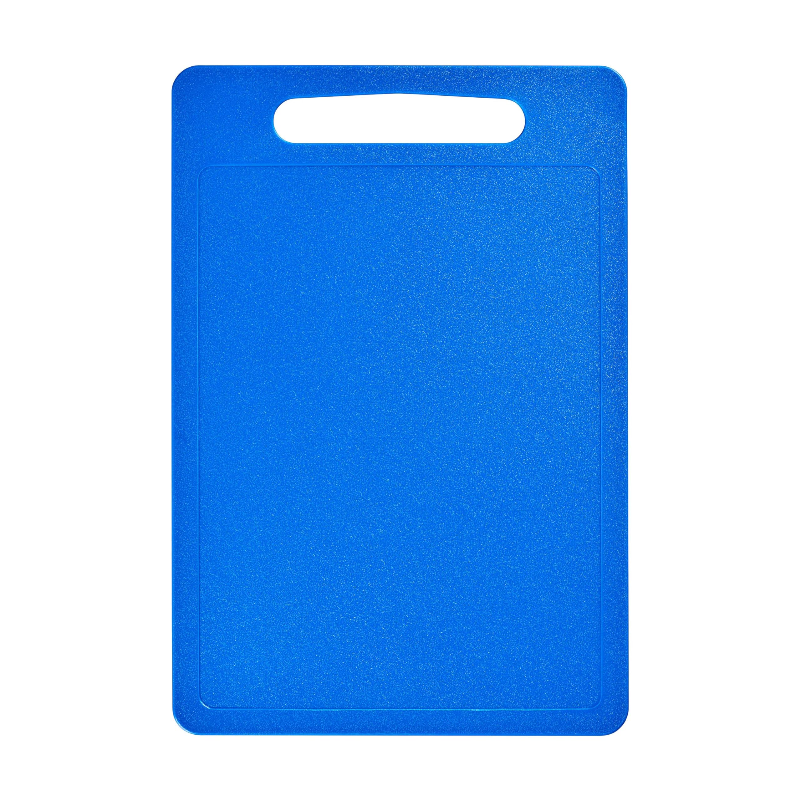 Chef Aid Large Poly Chopping Board - Non-Slip, Food Grade Plastic | 40 x 30cm Blue 8
