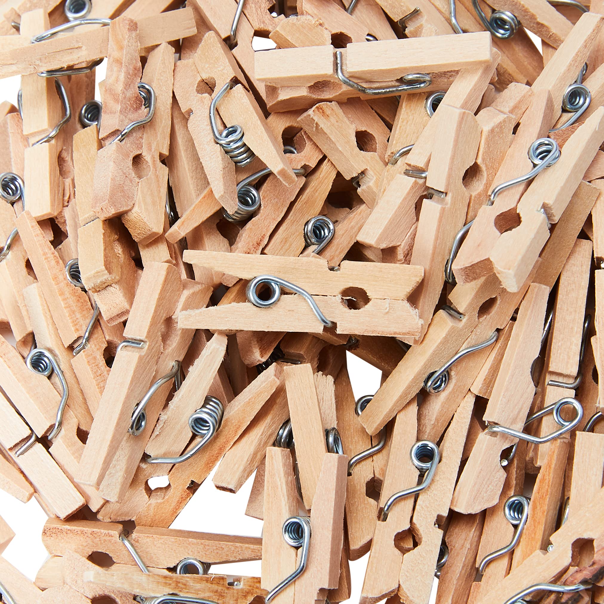 ARK Mini Wooden Craft Pegs - Natural Finish | 100 Pack | 25mm Size 3