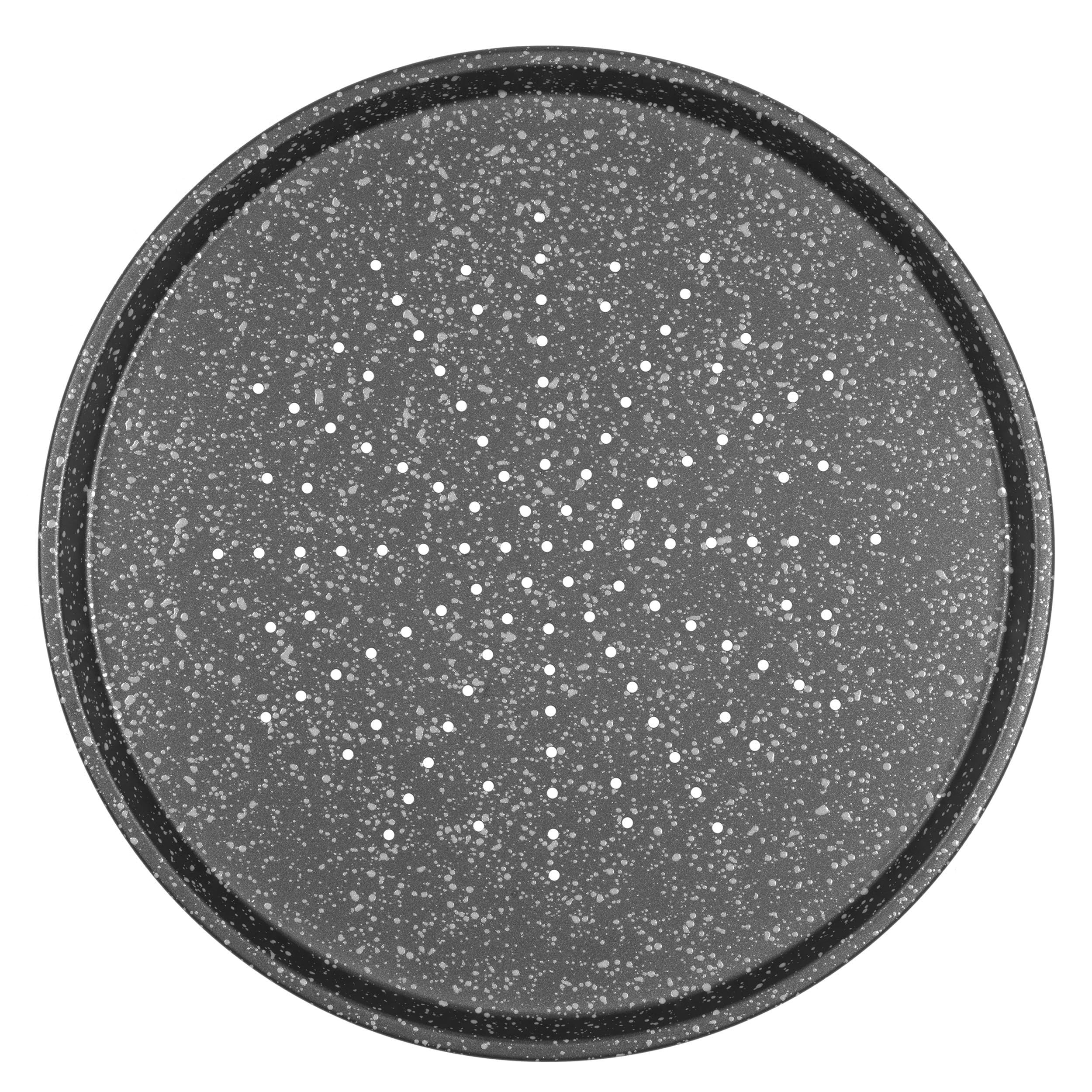 Salter Megastone Pizza Pans - Set of 2, 29 cm Non-Stick Trays, 12-Inch Round 9