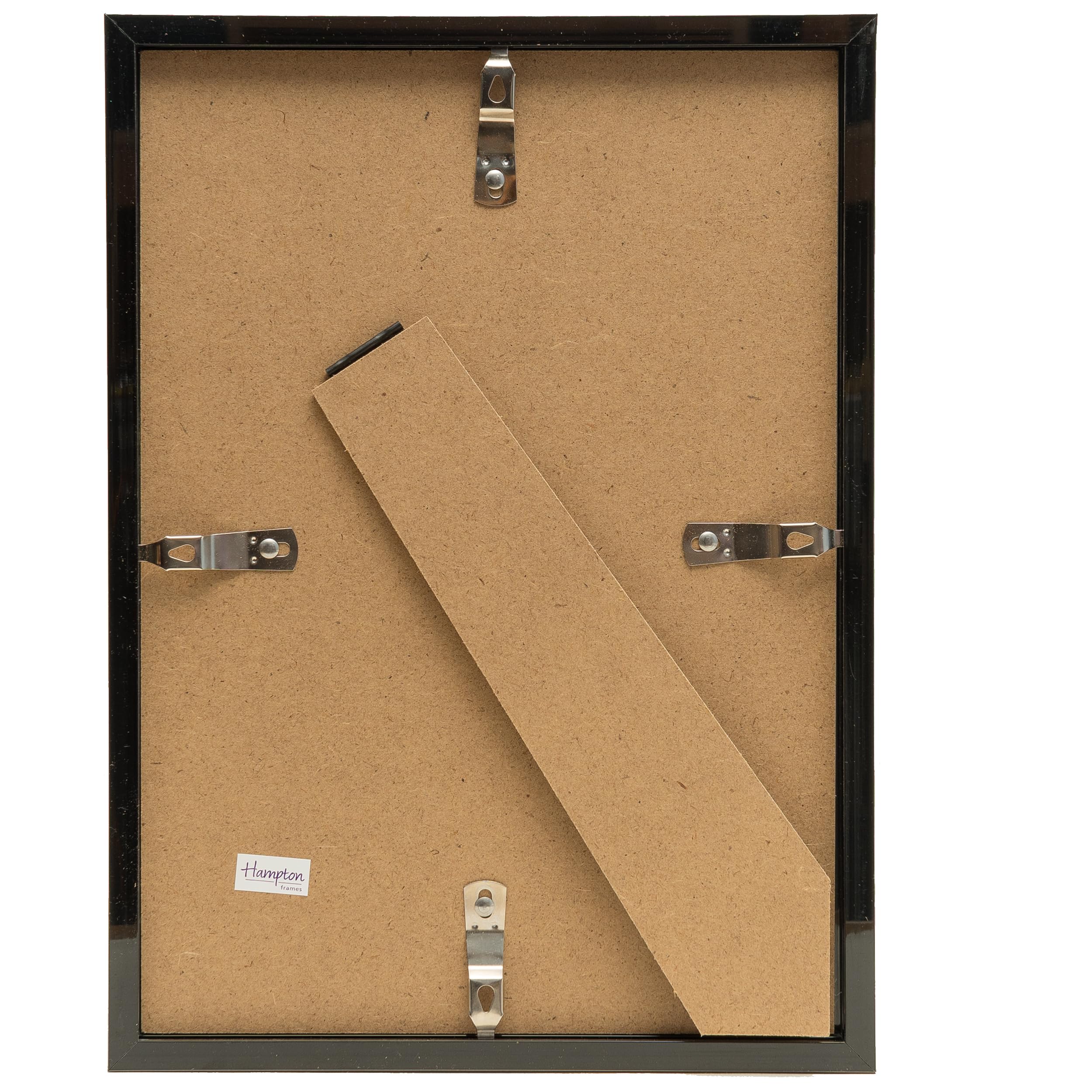 Hampton Frames EASY LOADER Document Frame | A4 (21x30cm) | Gold Plastic | Freestanding/Wall Mount 4