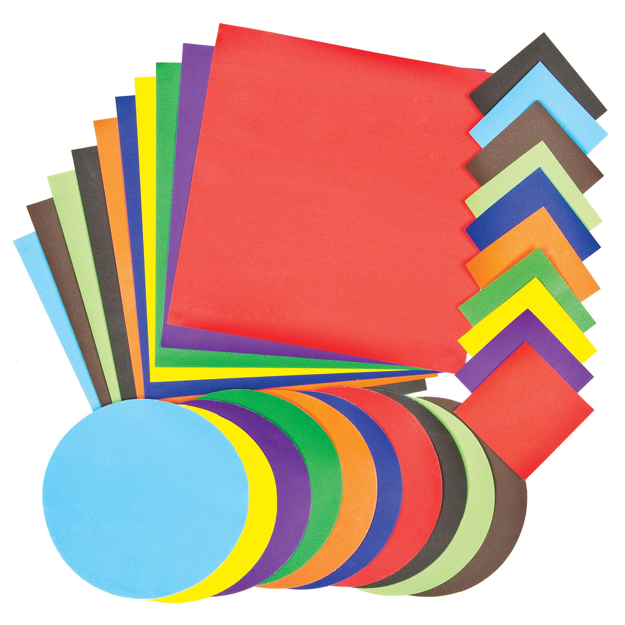 Baker Ross Pre-Gummed Decorative Paper Combination Pack | 300 Pieces Assorted Shapes 1