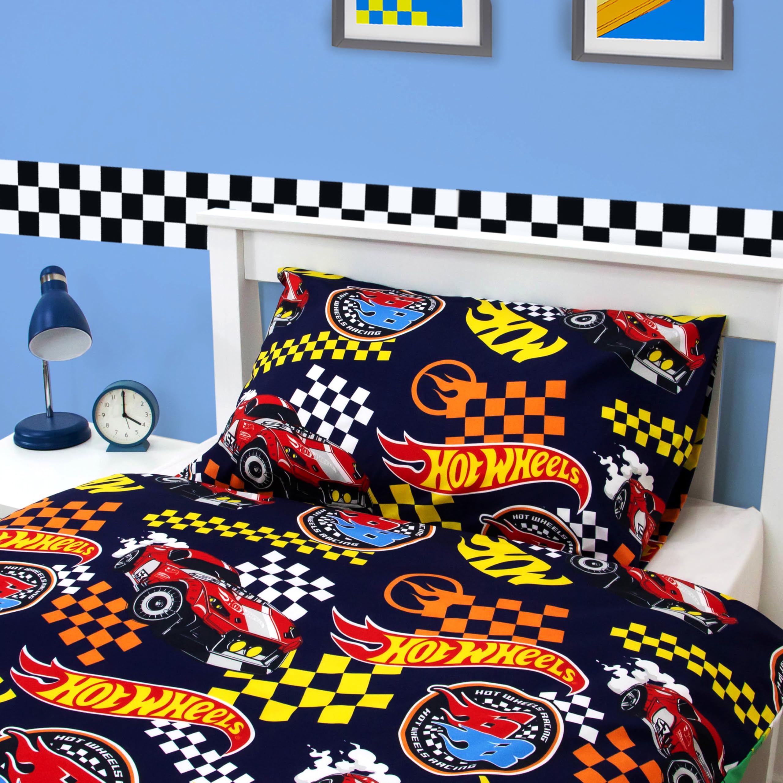 Character World Hot Wheels Racer Design Single Duvet Cover Set | Reversible | 135 x 200cm 7