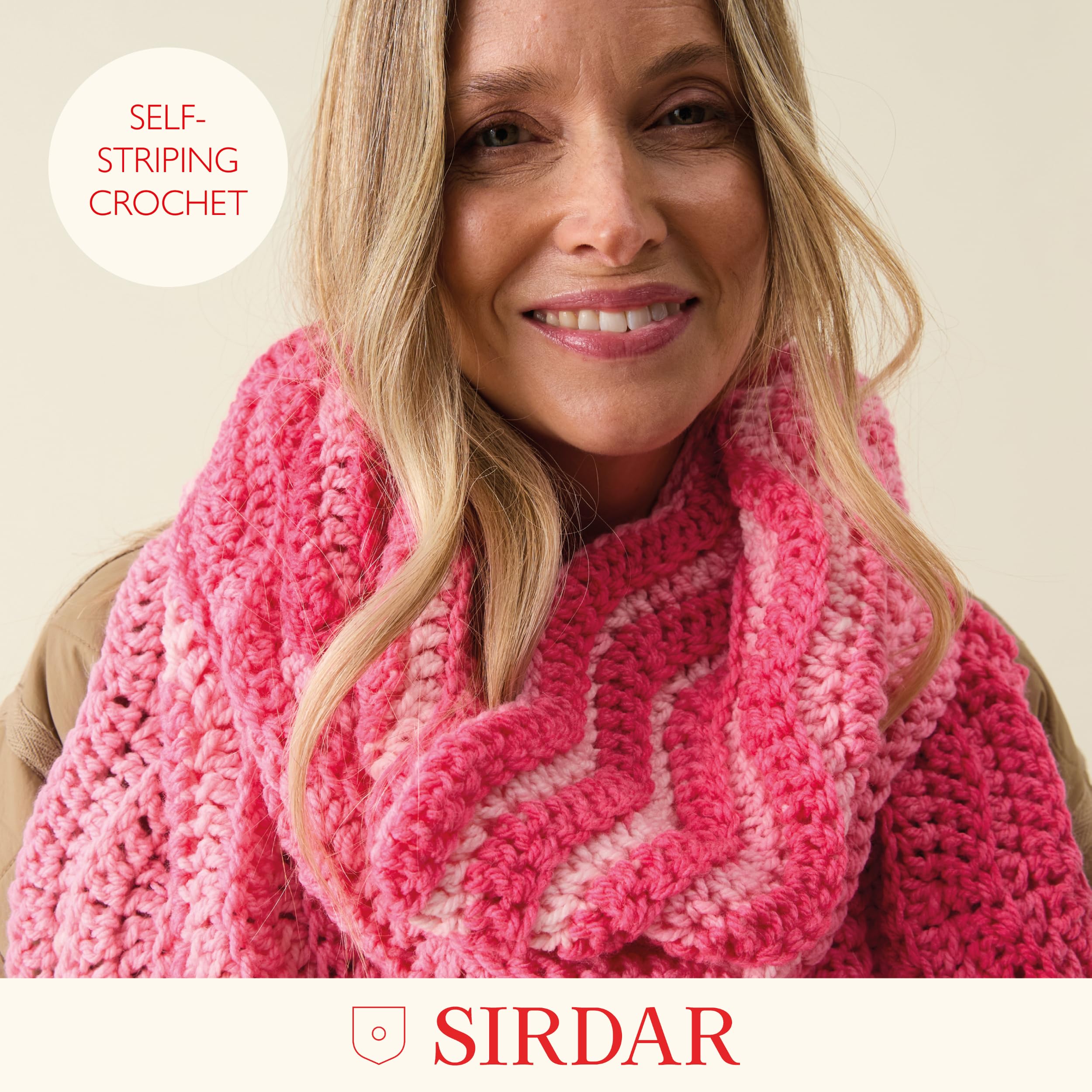 Sirdar Hayfield Spirit Chunky Yarn - Self-Striping Wool Blend | 100g | Mystery 6