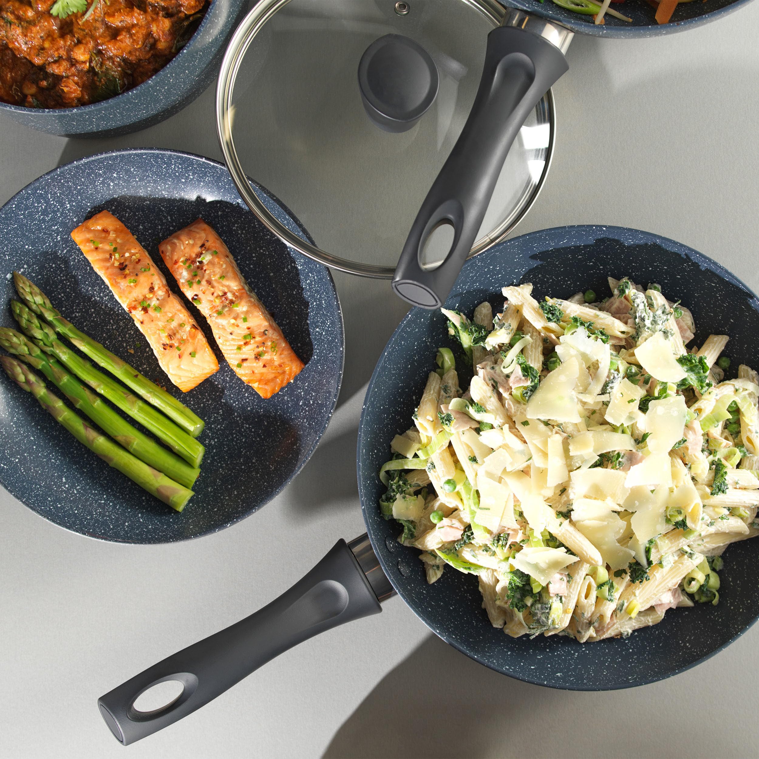 Russell Hobbs Nightfall Stone 20 cm Frying Pan - Non-Stick, Induction Compatible, Aluminium 5
