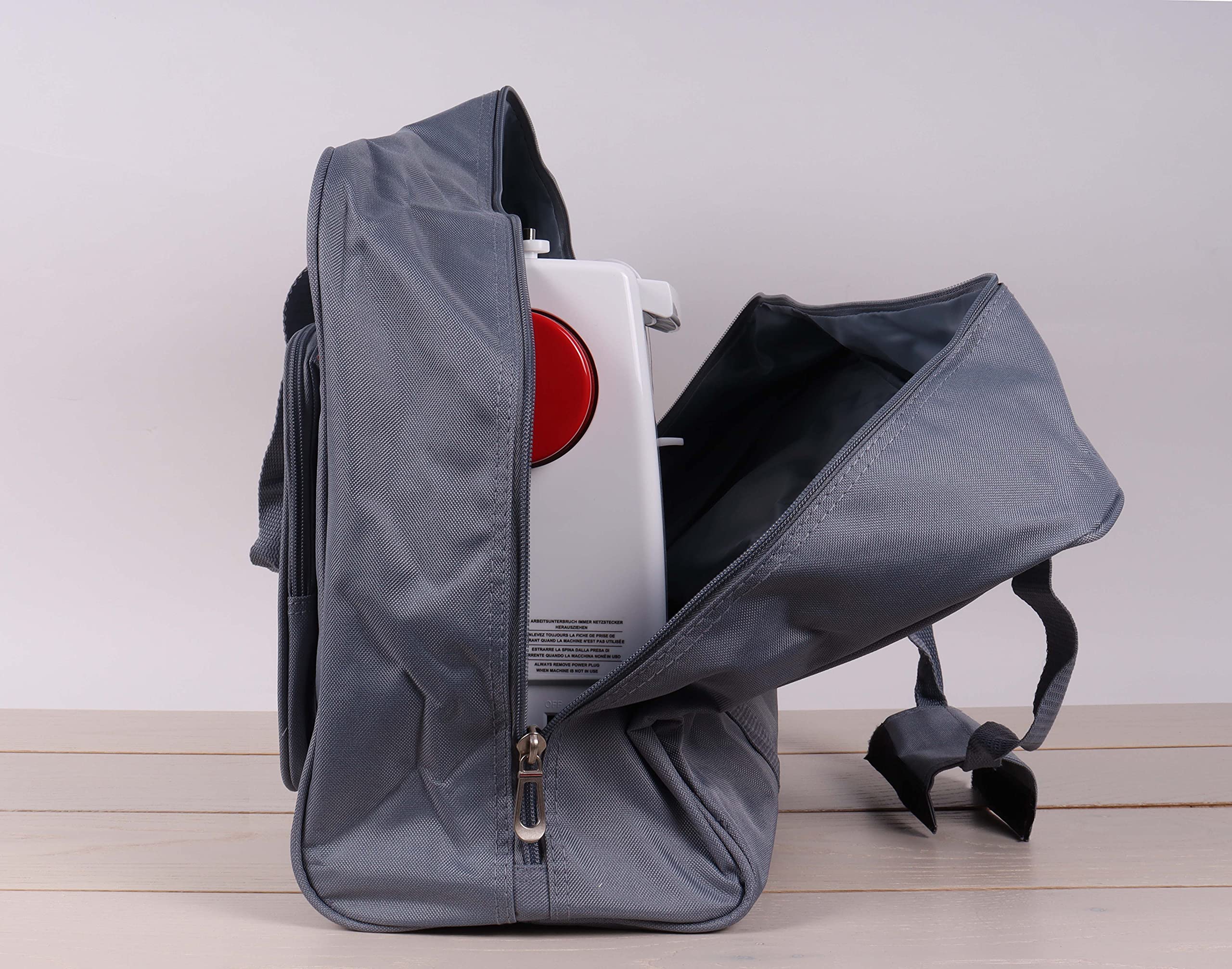 Hobby Gift Medium Sewing Machine Bag - Grey, 47 x 21 x 33 cm | Water Resistant Polyester 4