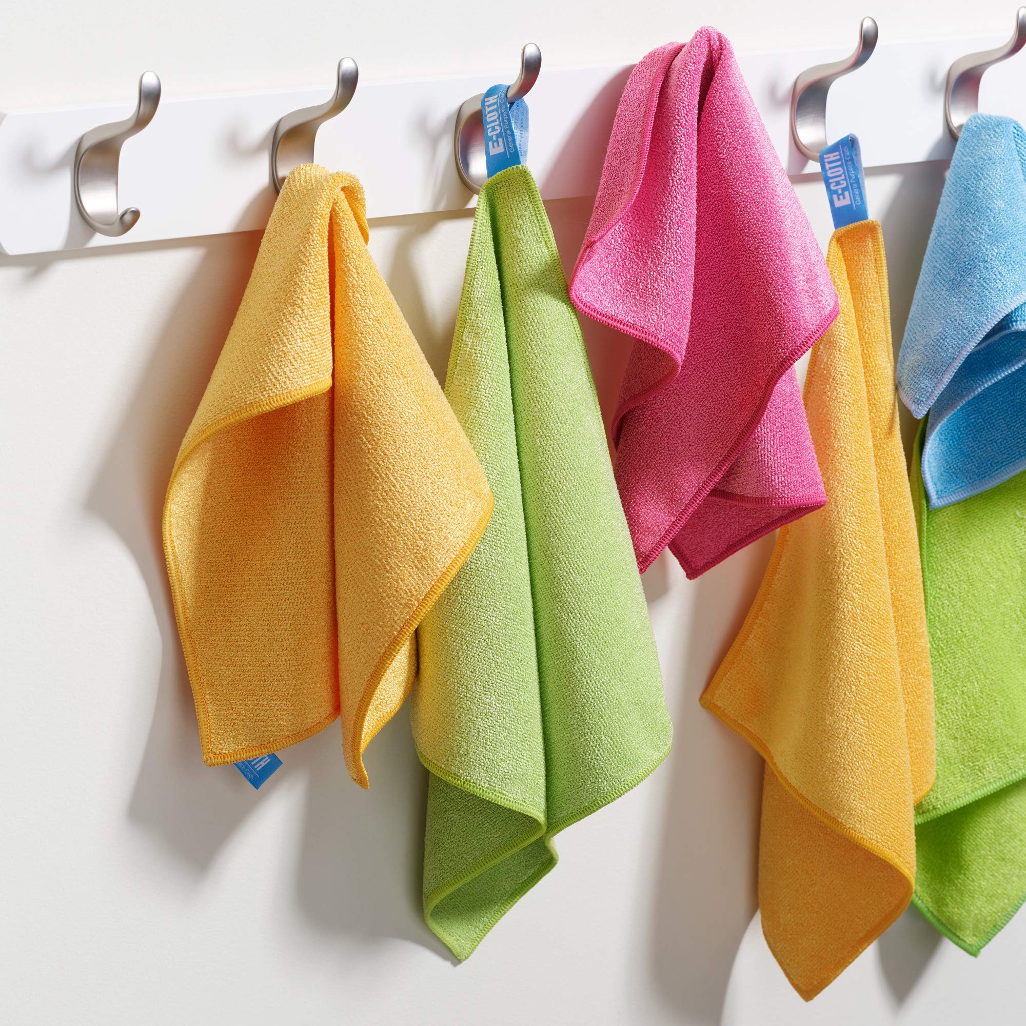 E-Cloth General Purpose Microfibre Cloth - 4 Pack | Removes 99% Bacteria | Reusable 8
