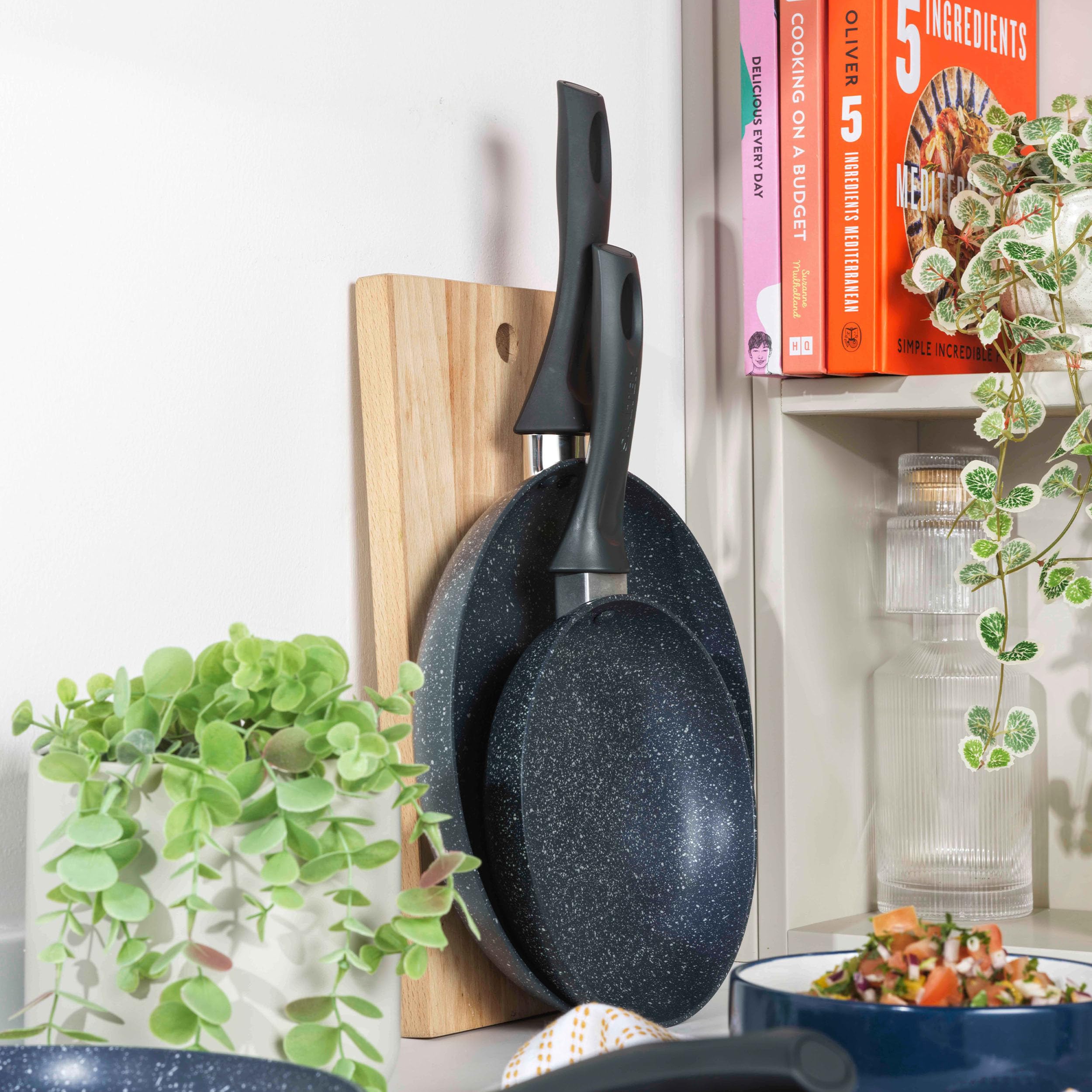 Russell Hobbs Nightfall Stone Frying Pan - 30cm, Non-Stick, Induction Compatible | PFOA Free 6