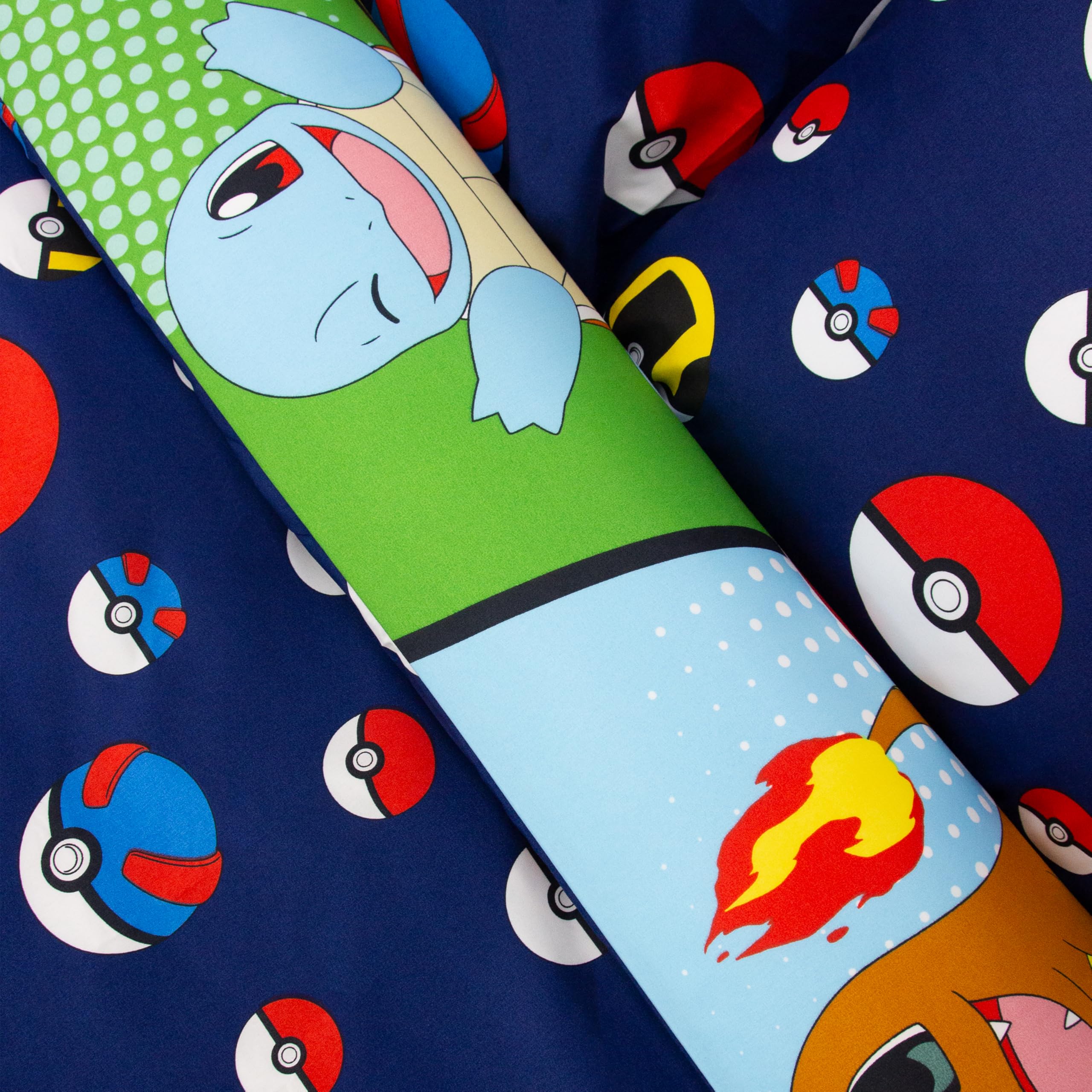 Character World Pokemon Retro Design Double Duvet Cover Set | Reversible | Brushed Microfibre 4