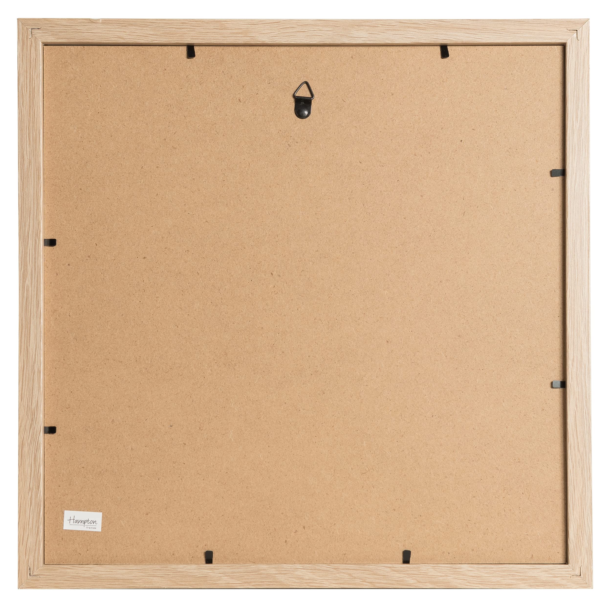 Hampton Frames Square Poster Frame 30x30cm Oak Effect | Lightweight Plexi Front | Pack of 1 4