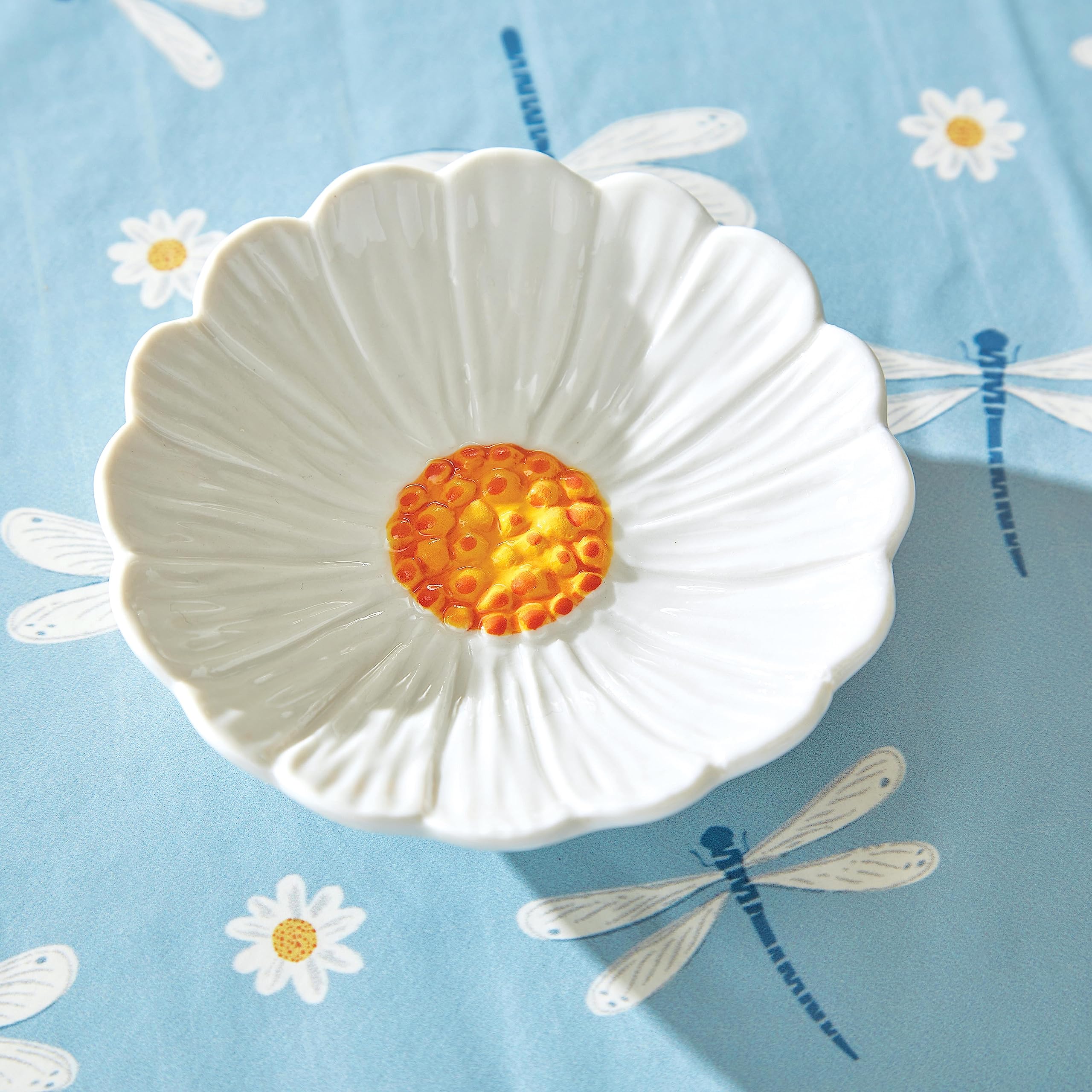 Cooksmart Ceramic Tea Bag Coaster - British Designed, Dishwasher Safe | 160x145mm