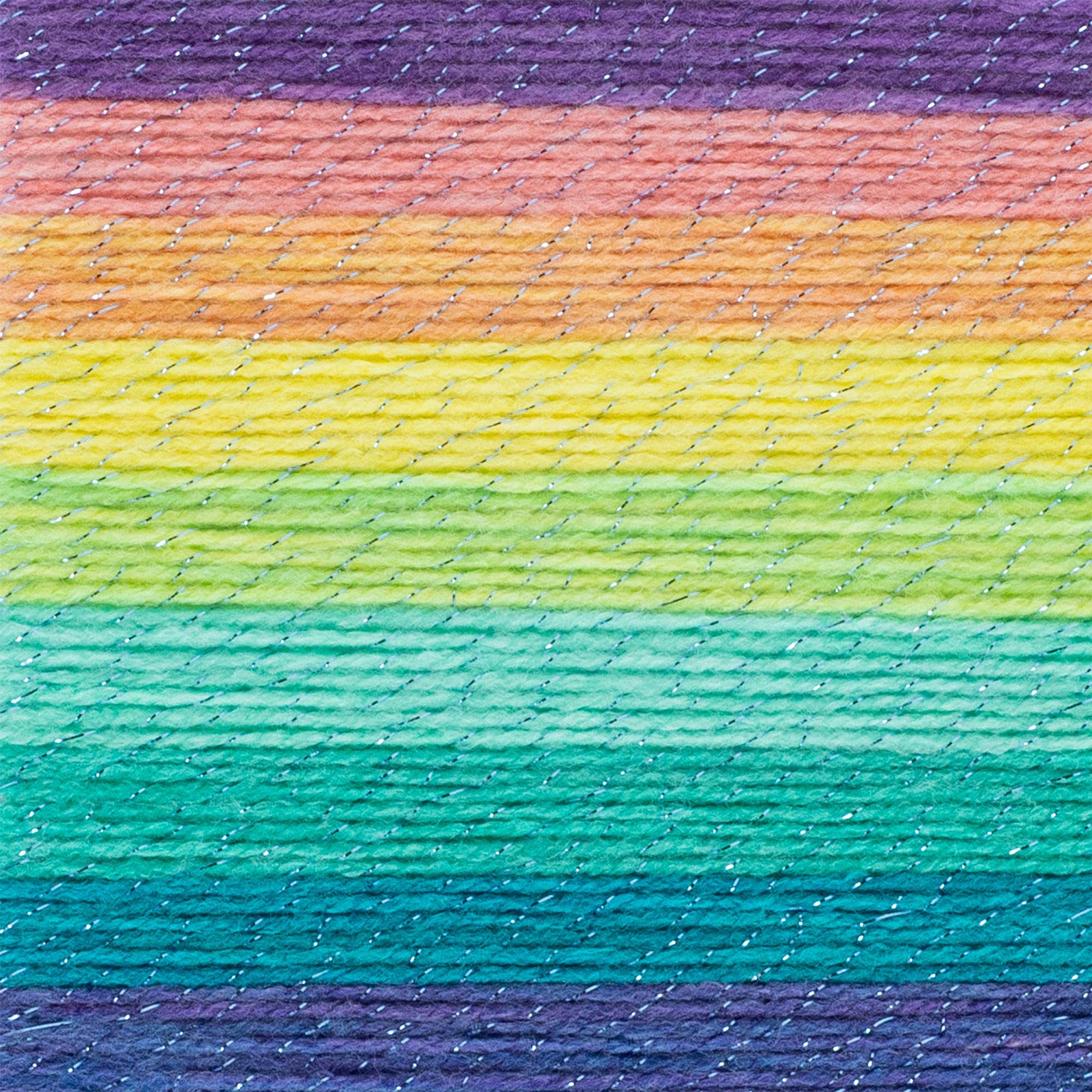 Lion Brand Yarn Mandala Sparkle Yarn - Serpens Colorway | CYC #3 Light | 328 yd 2