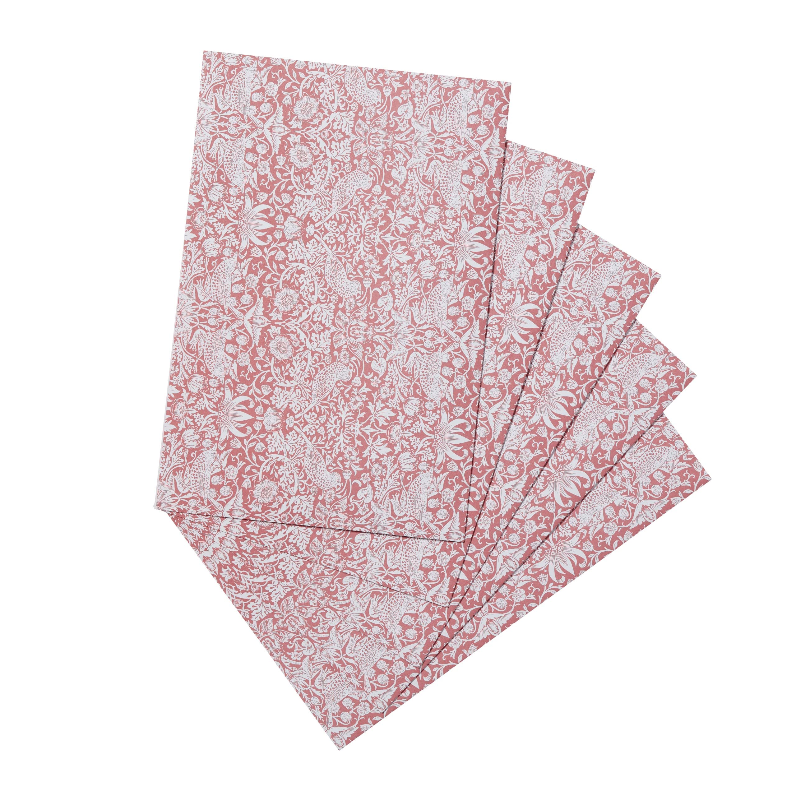 William Morris at Home Patchouli & Red Berry Scented Drawer Liners | Strawberry Thief Print | FSC Paper 2
